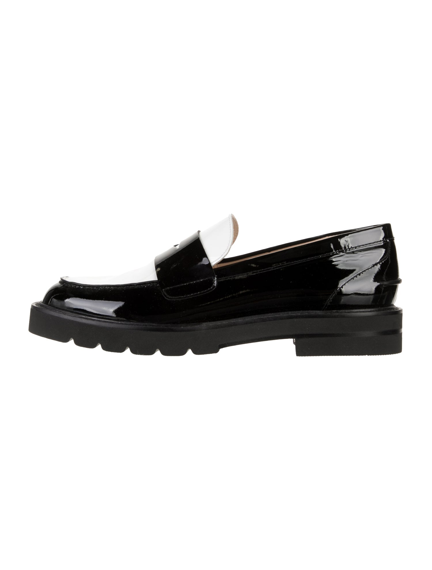 Stuart Weitzman Patent Leather Loafers