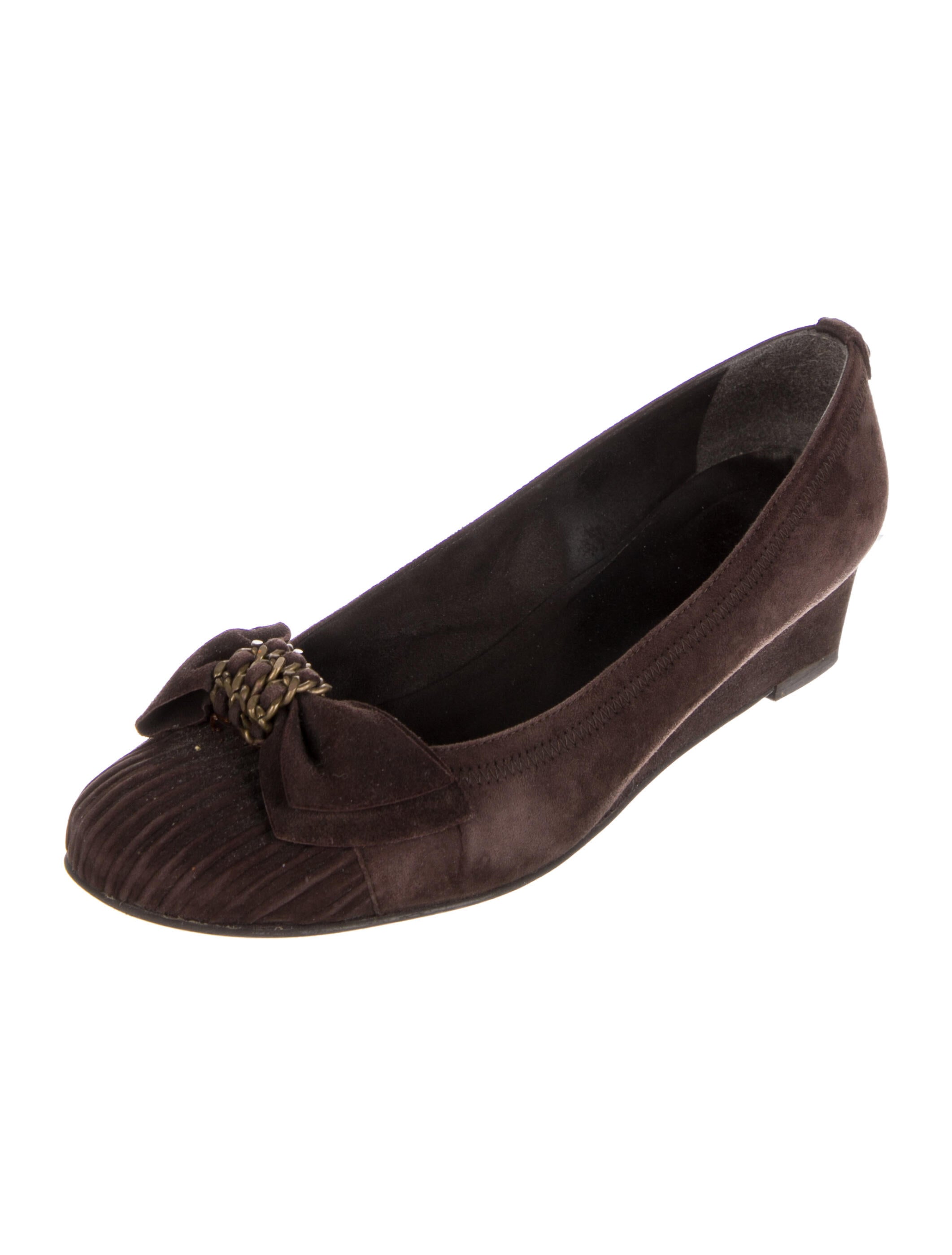 Stuart Weitzman Suede Ballet Flats
