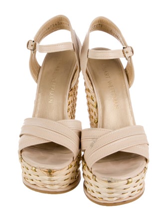 Stuart Weitzman Leather Slingback Pumps