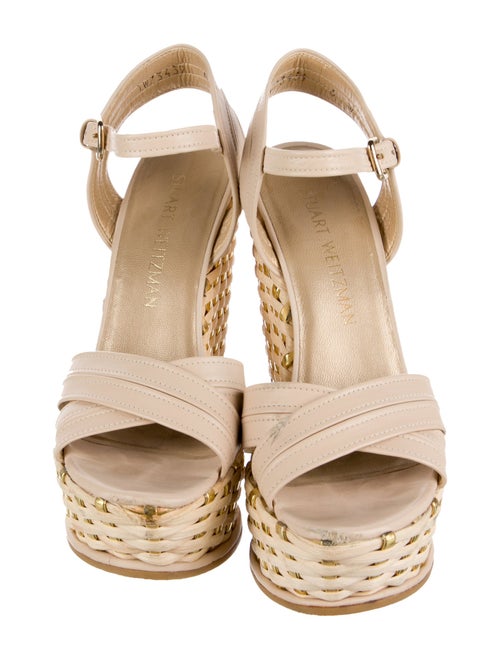 Stuart Weitzman Leather Slingback Pumps