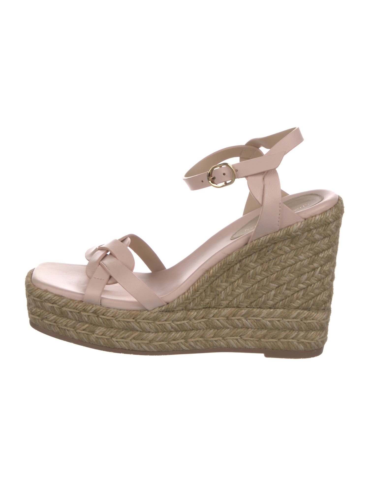 Stuart Weitzman Leather Espadrilles