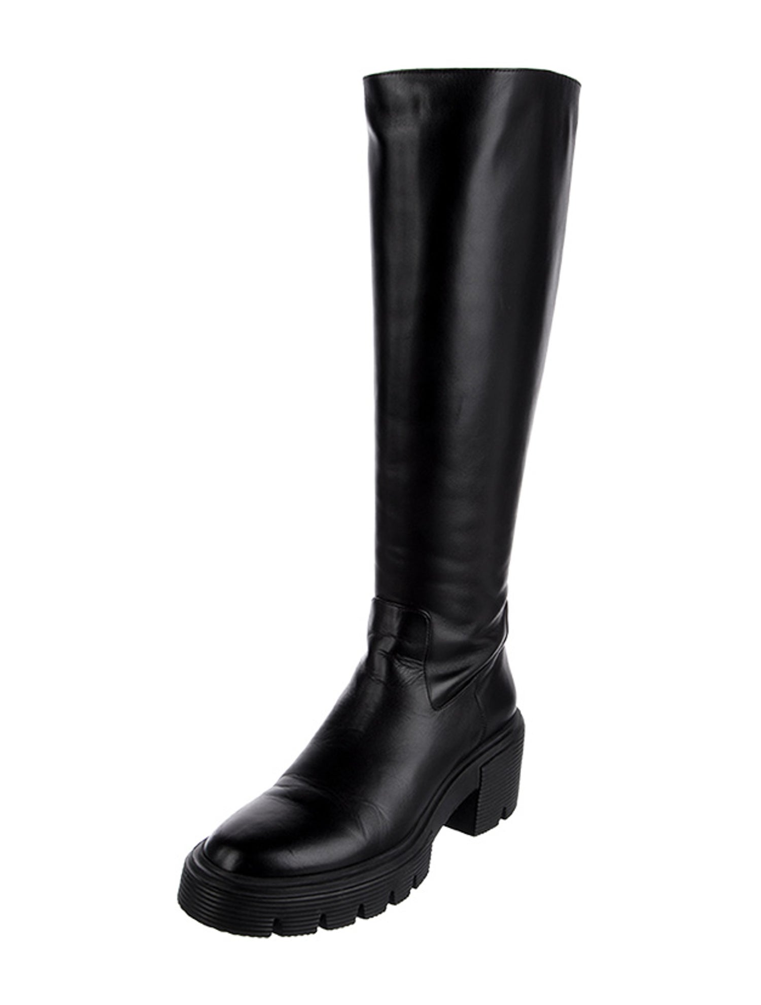 Stuart Weitzman Leather Rain Boots