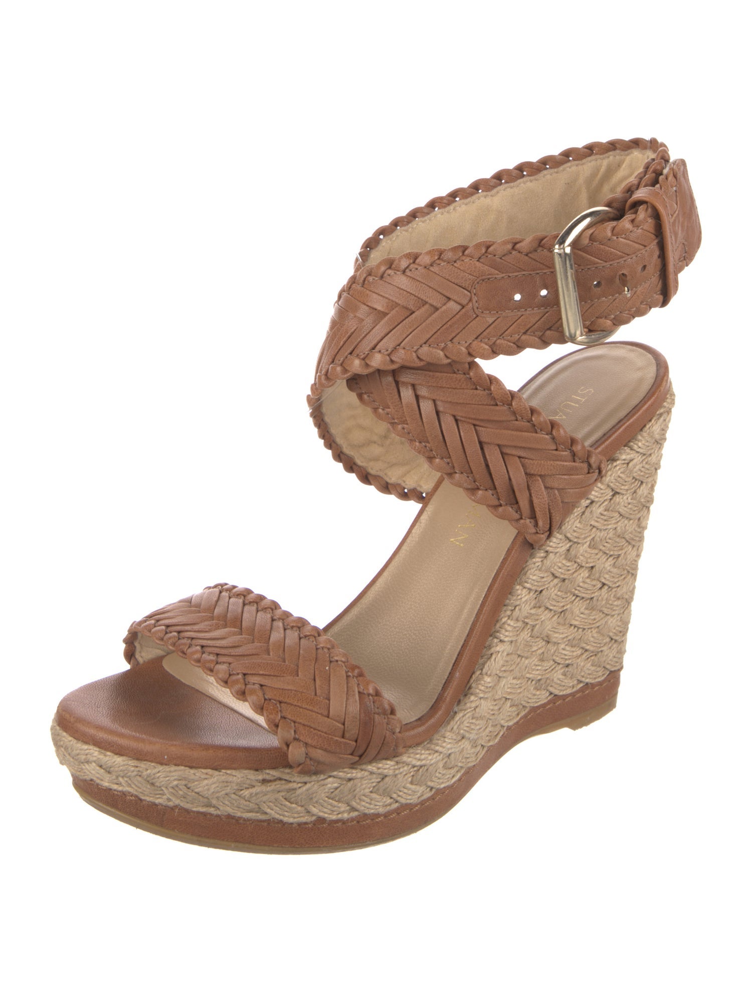 Stuart Weitzman Leather Espadrilles