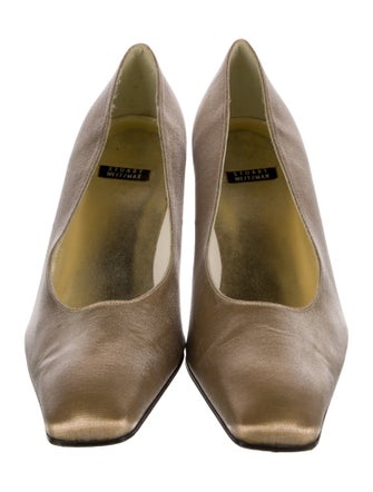Stuart Weitzman Satin Pumps
