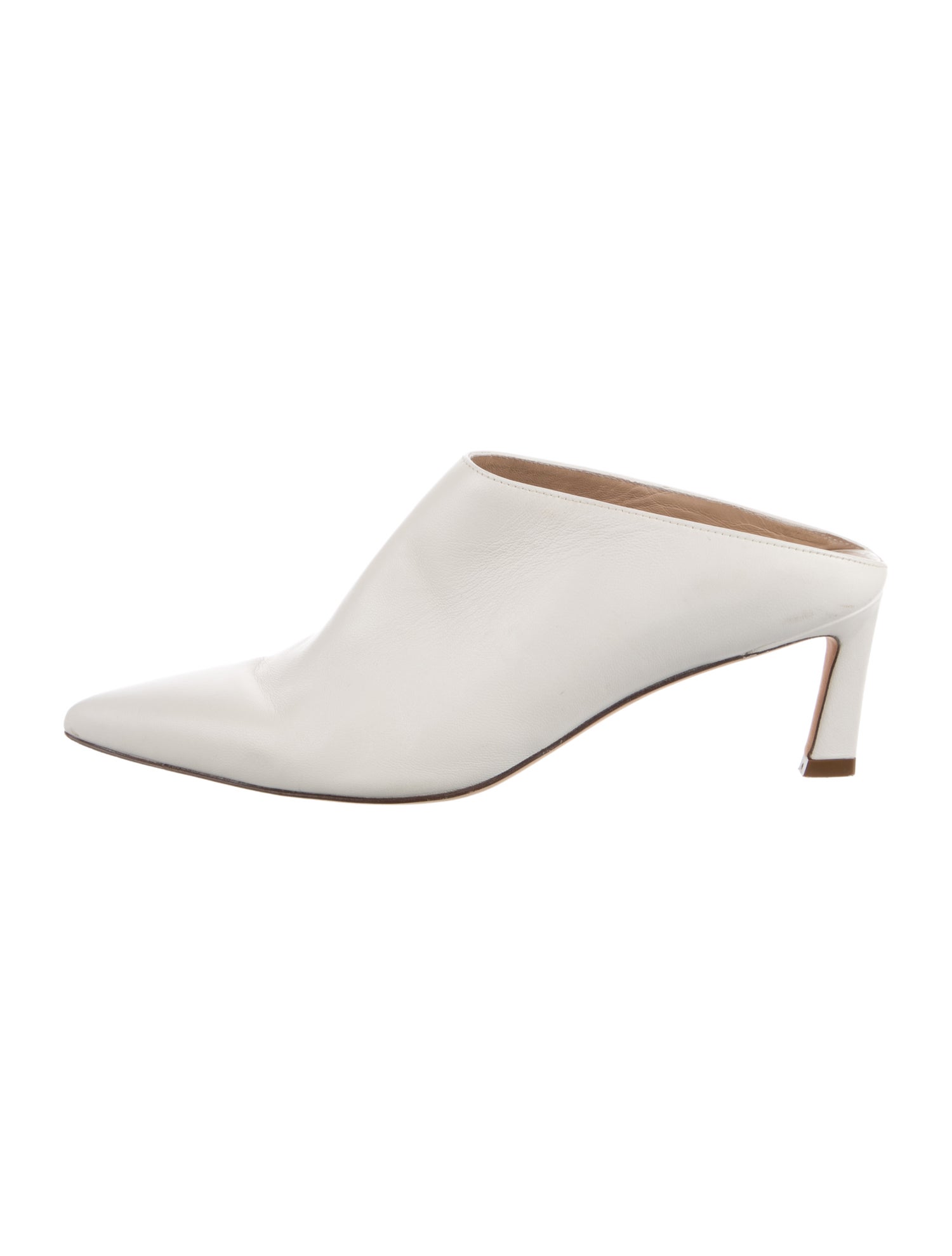 Stuart Weitzman Leather Mules