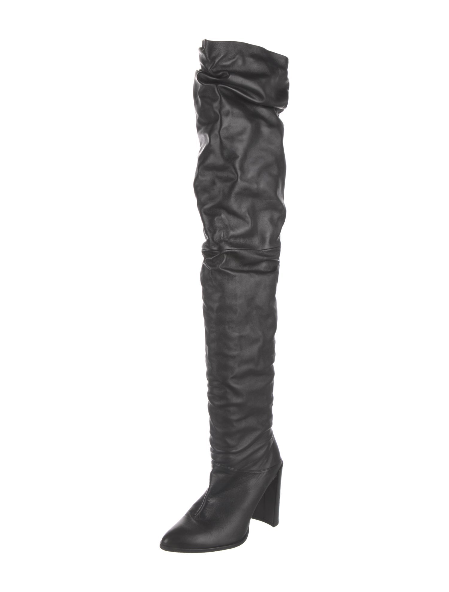 Stuart Weitzman Leather Slouch Boots