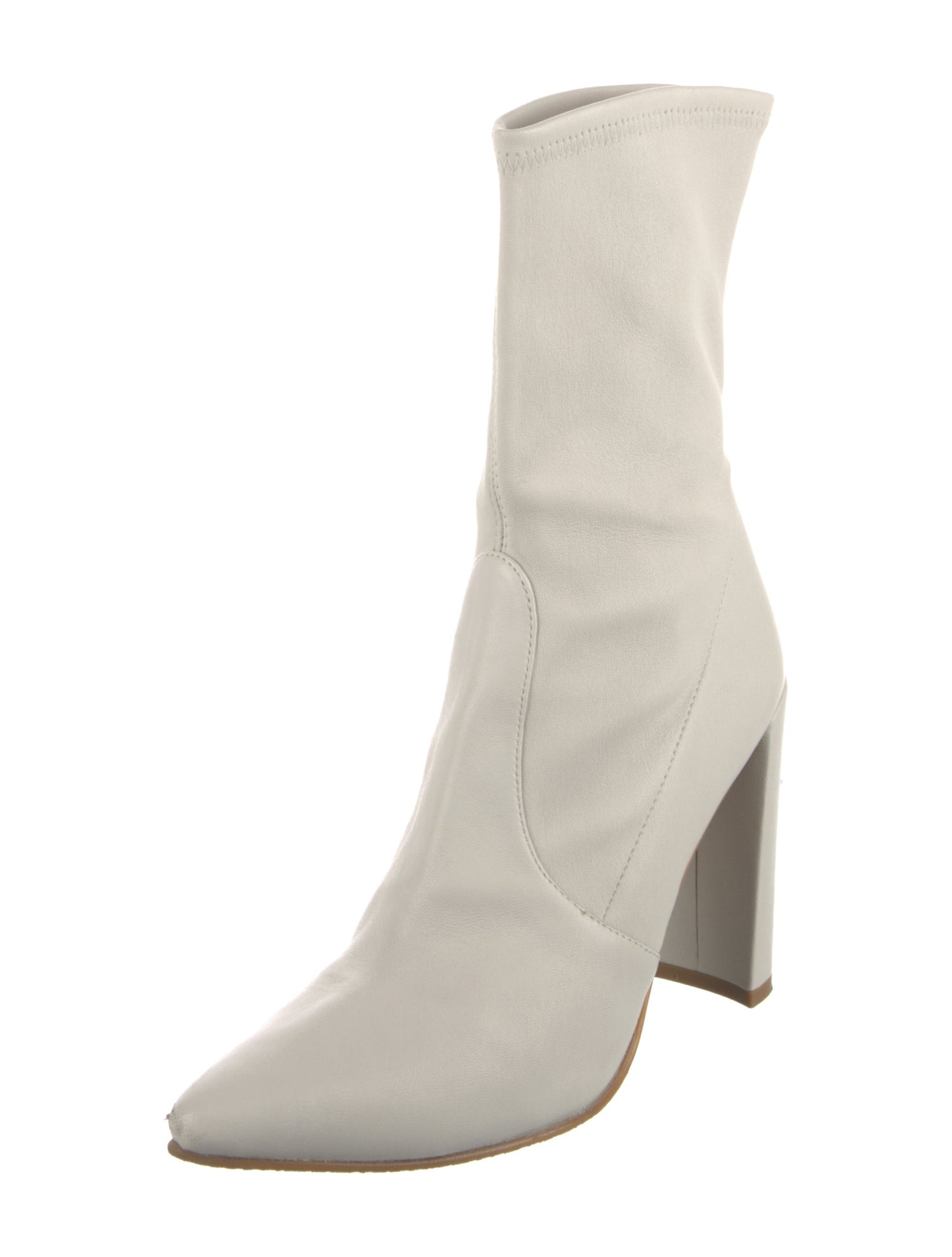 Stuart Weitzman Leather Sock Boots