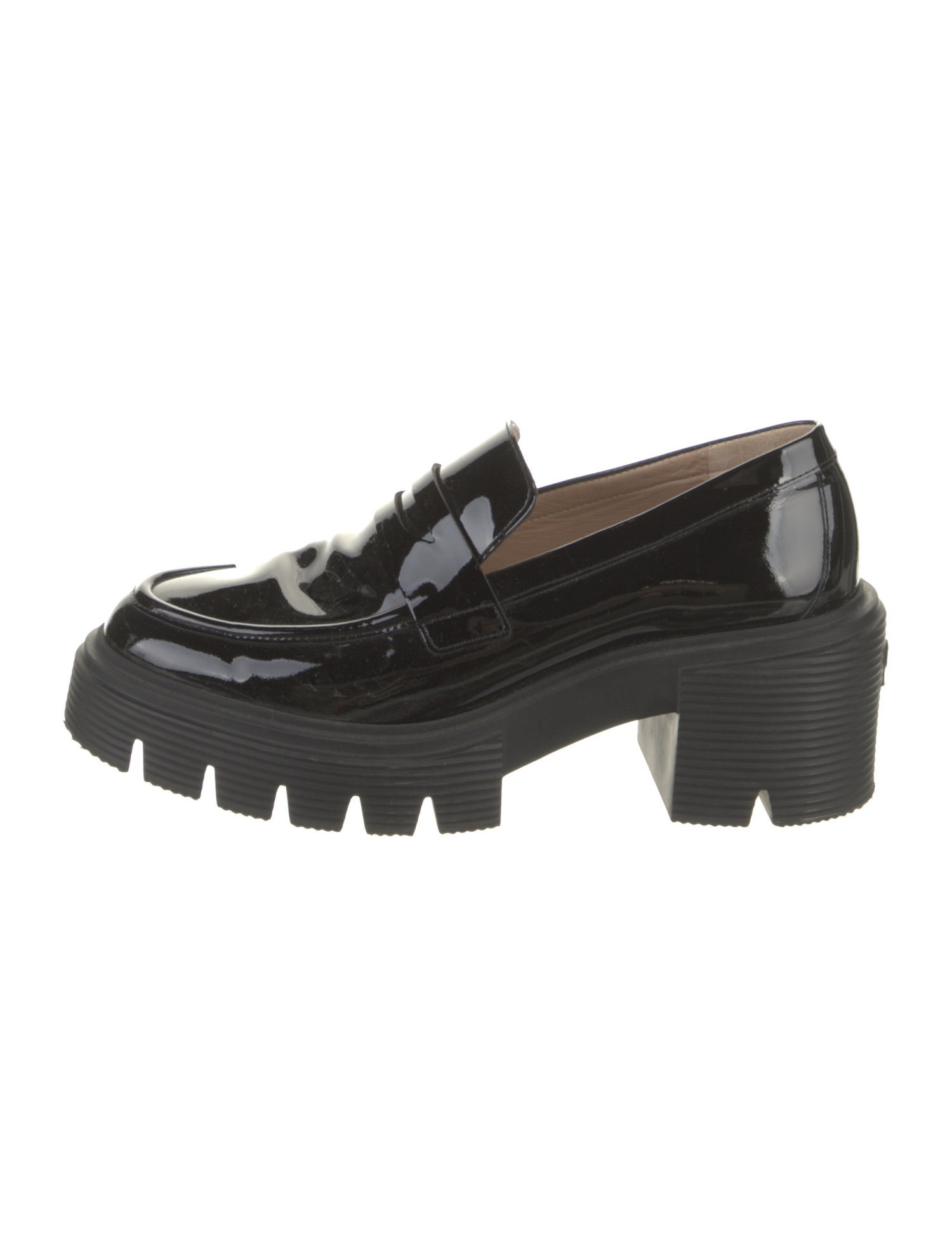 Stuart Weitzman Patent Leather Loafers