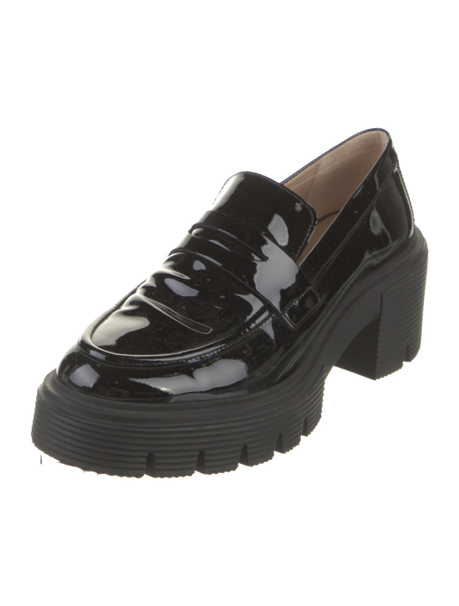 Stuart Weitzman Patent Leather Loafers