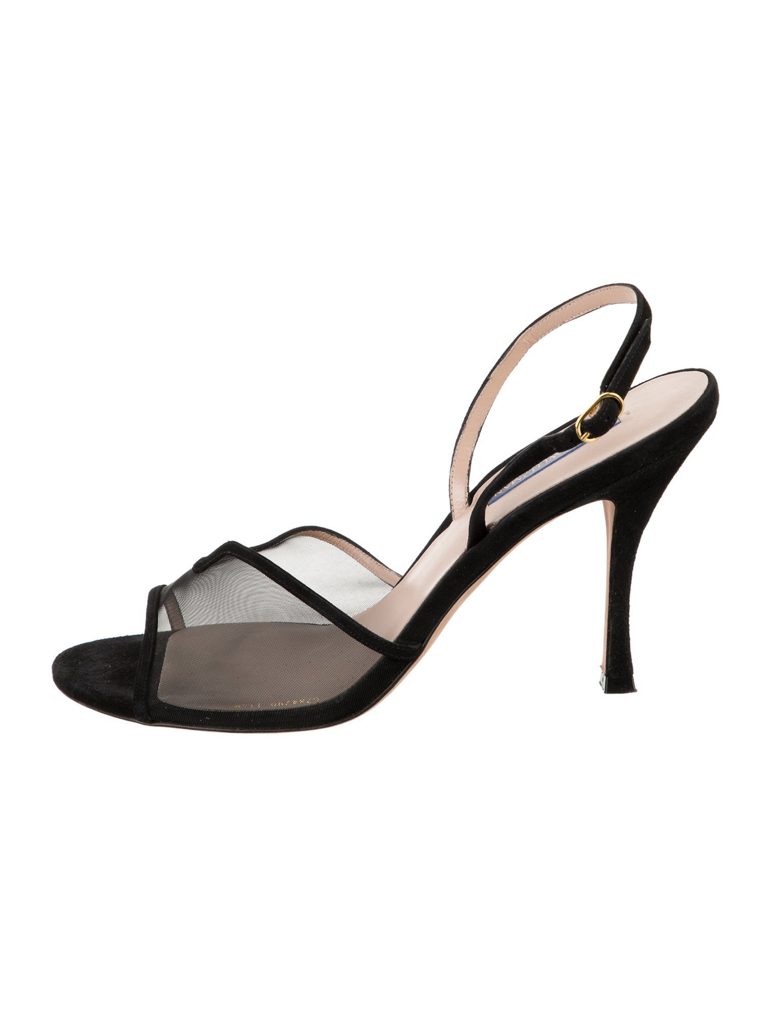 Stuart Weitzman Suede Slingback Sandals