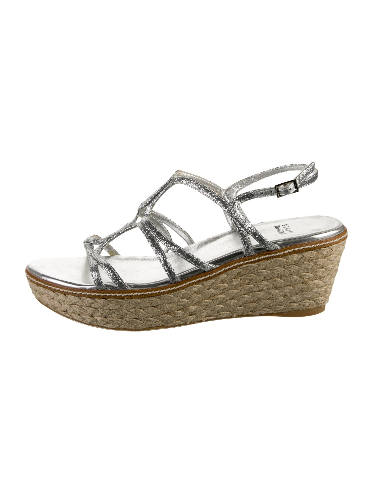 Stuart Weitzman Glitter Espadrilles