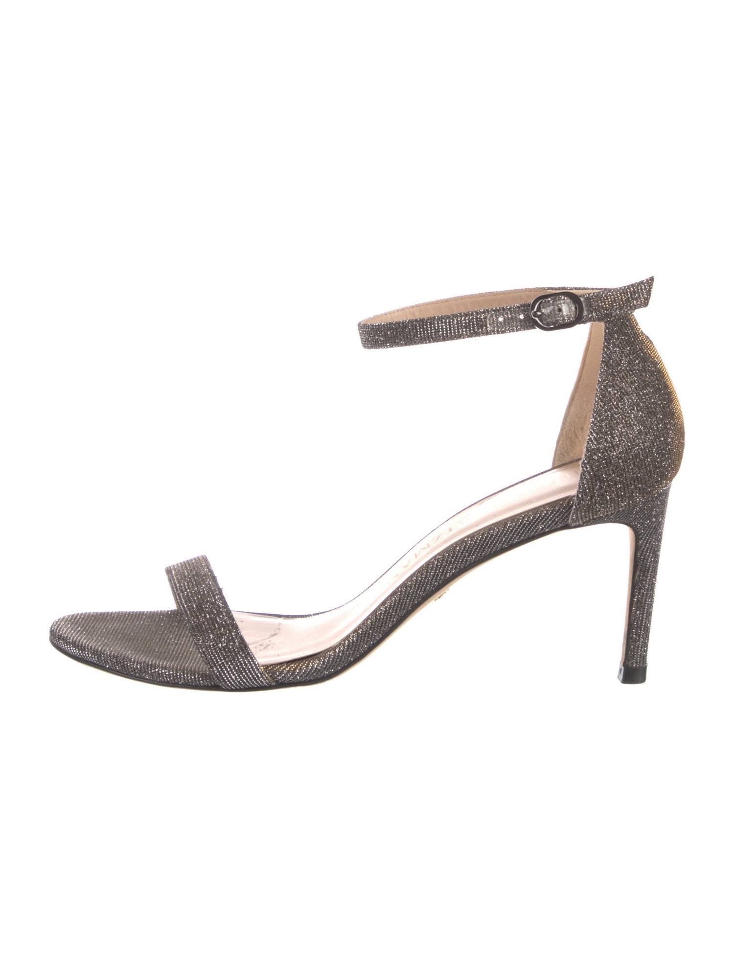 Stuart Weitzman Glitter Glitter Accents Sandals