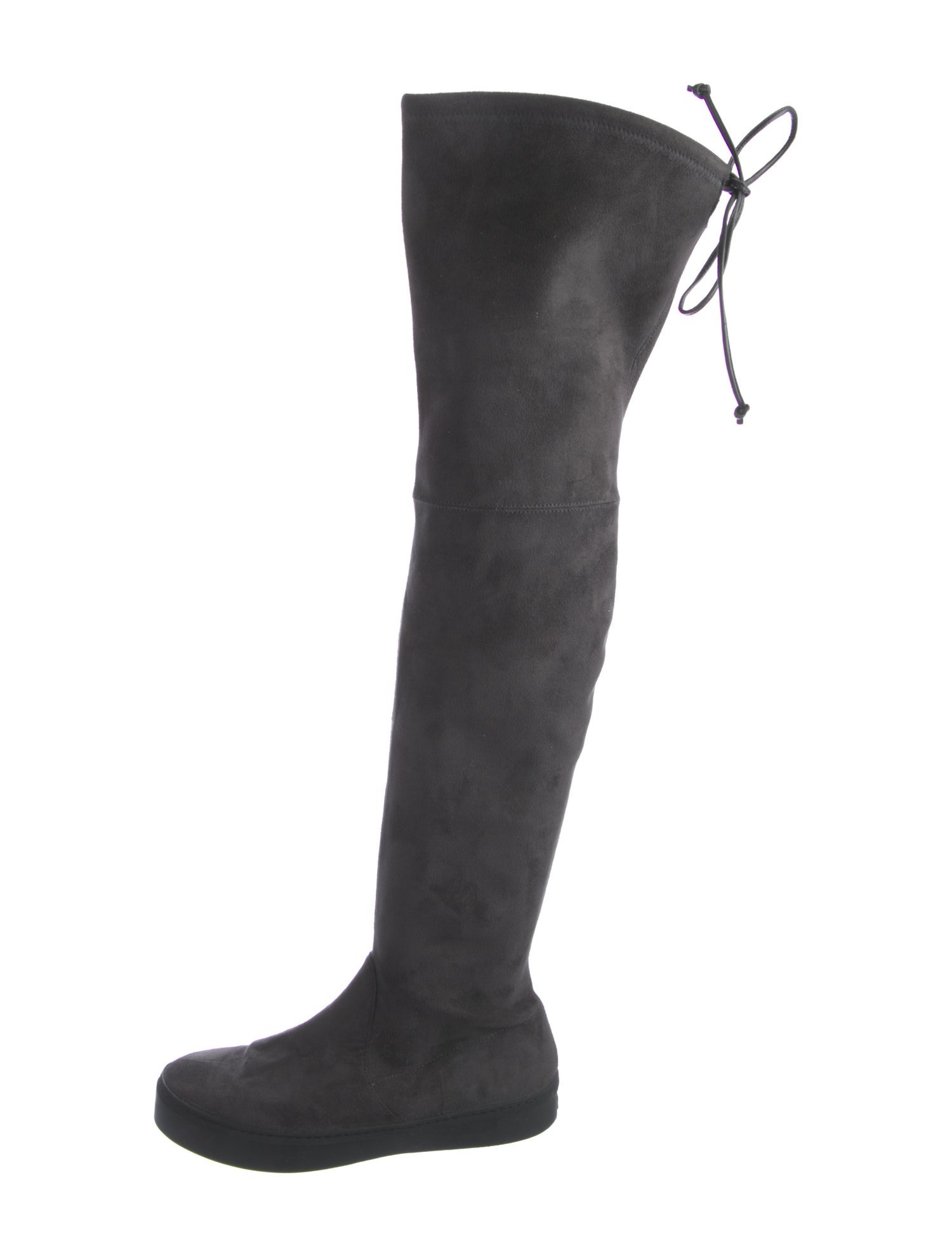 Stuart Weitzman Suede Lace-Up Boots