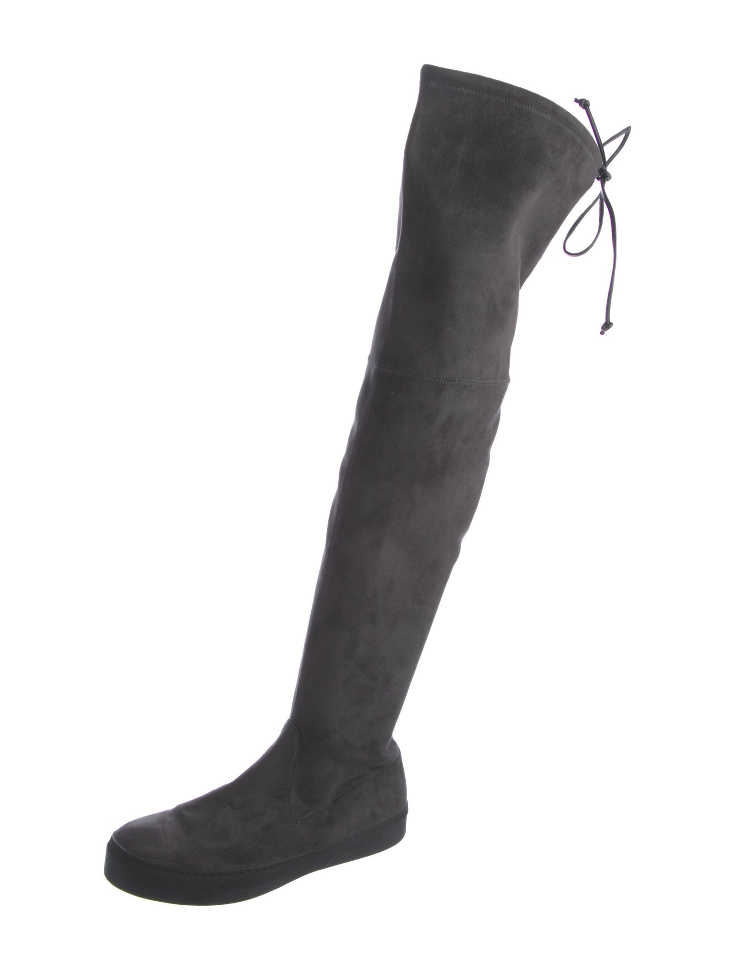 Stuart Weitzman Suede Lace-Up Boots