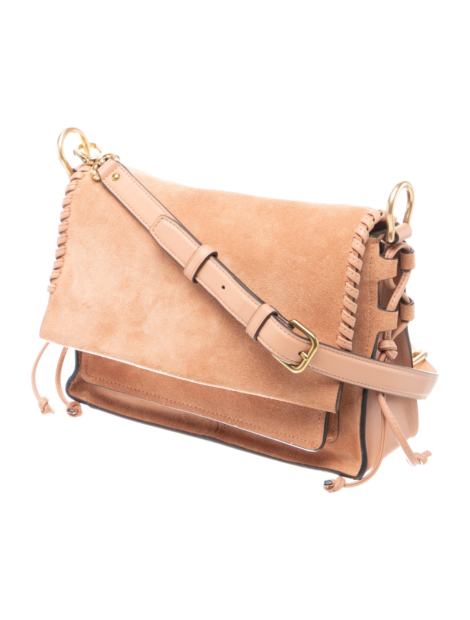 Stuart Weitzman Suede Messenger Bag