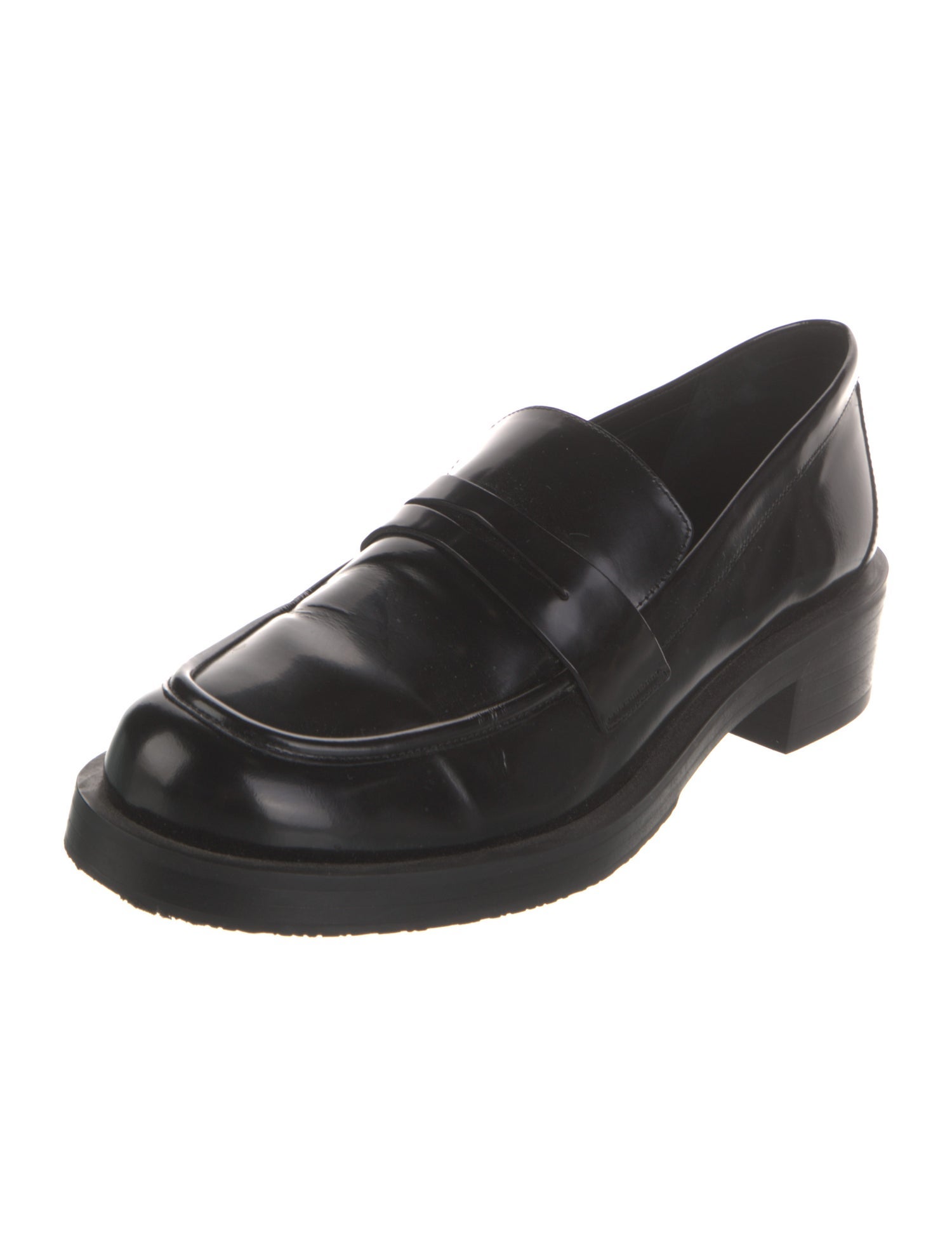 Stuart Weitzman Patent Leather Loafers