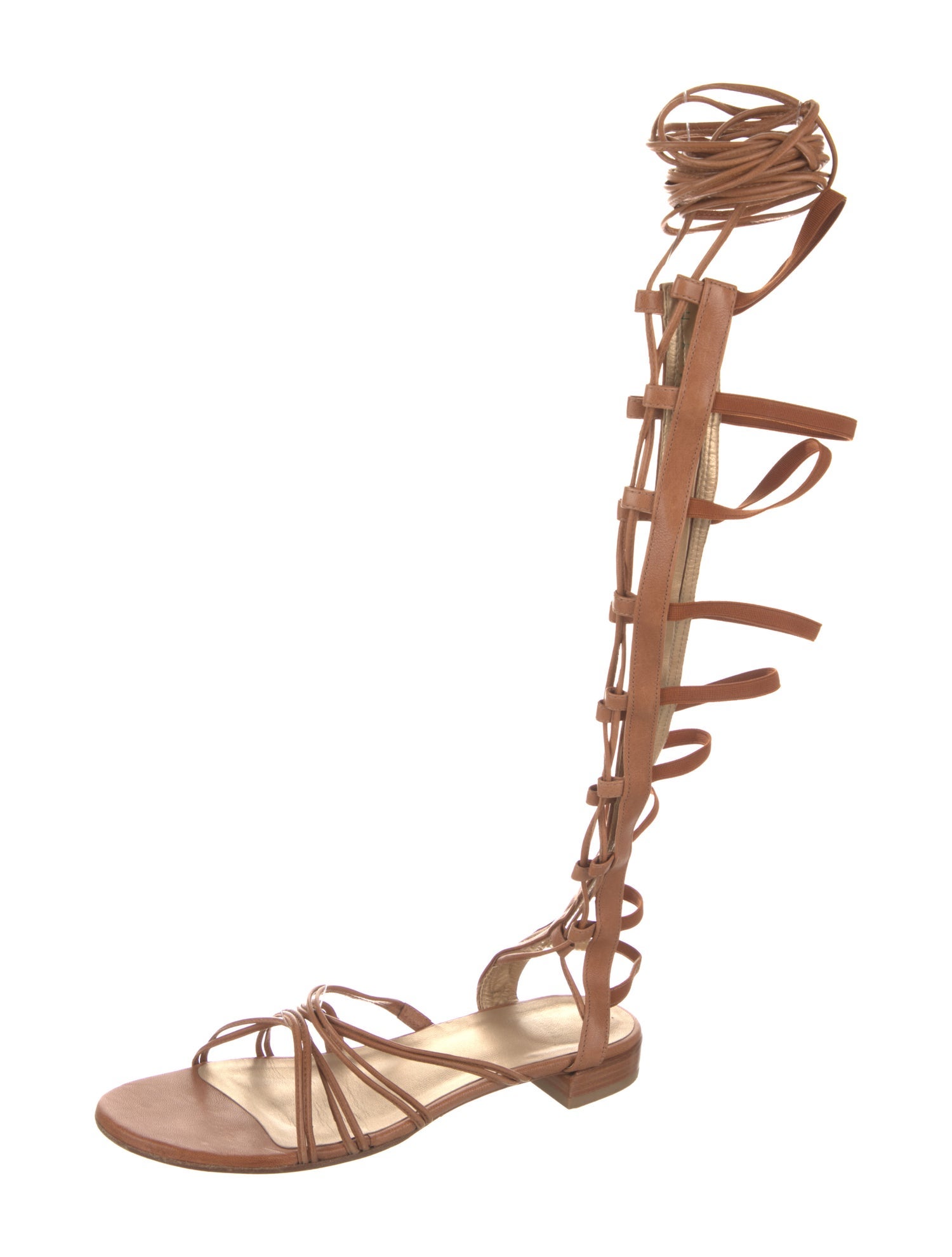 Stuart Weitzman Leather Gladiator Sandals