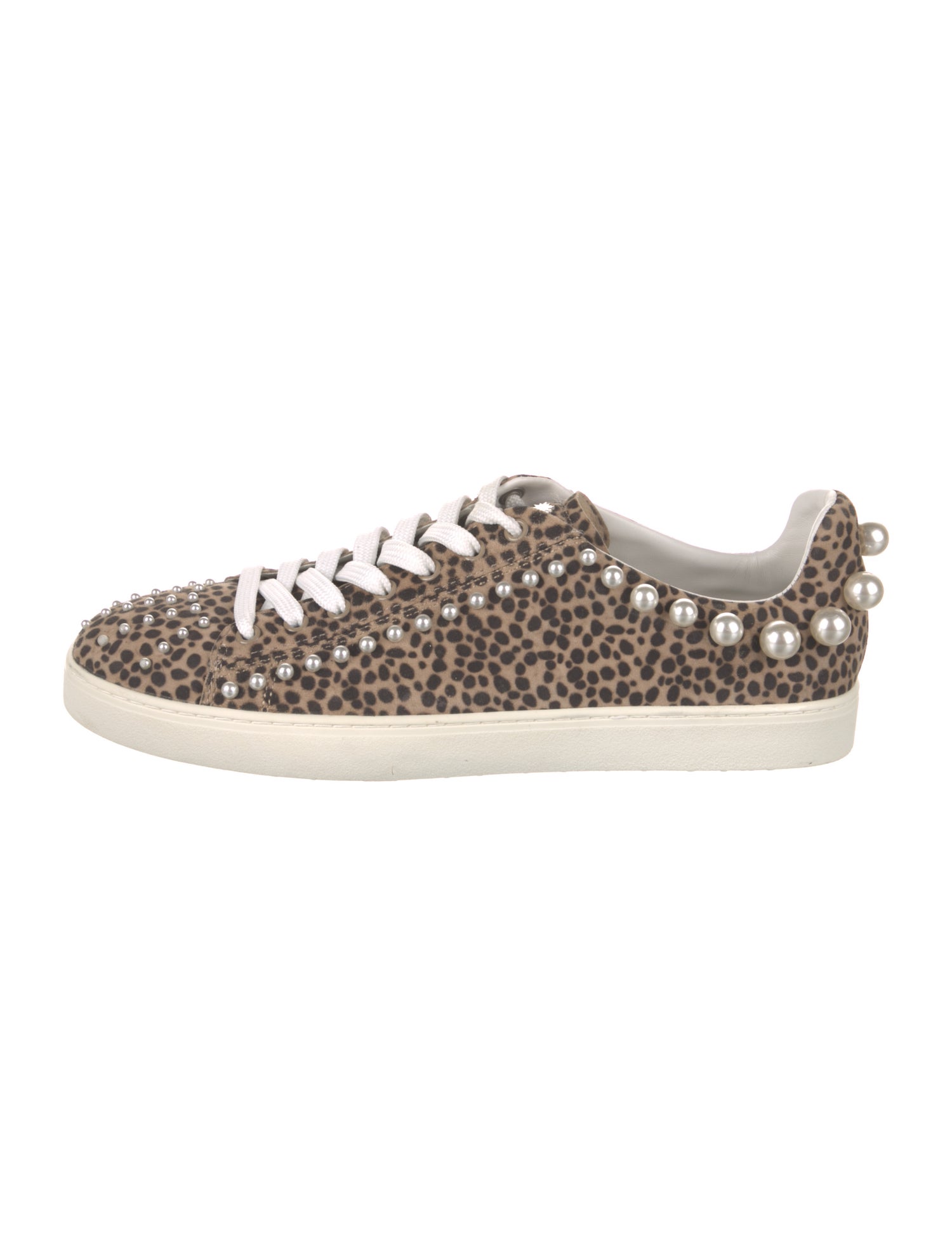 Stuart Weitzman Ponyhair Animal Print Sneakers
