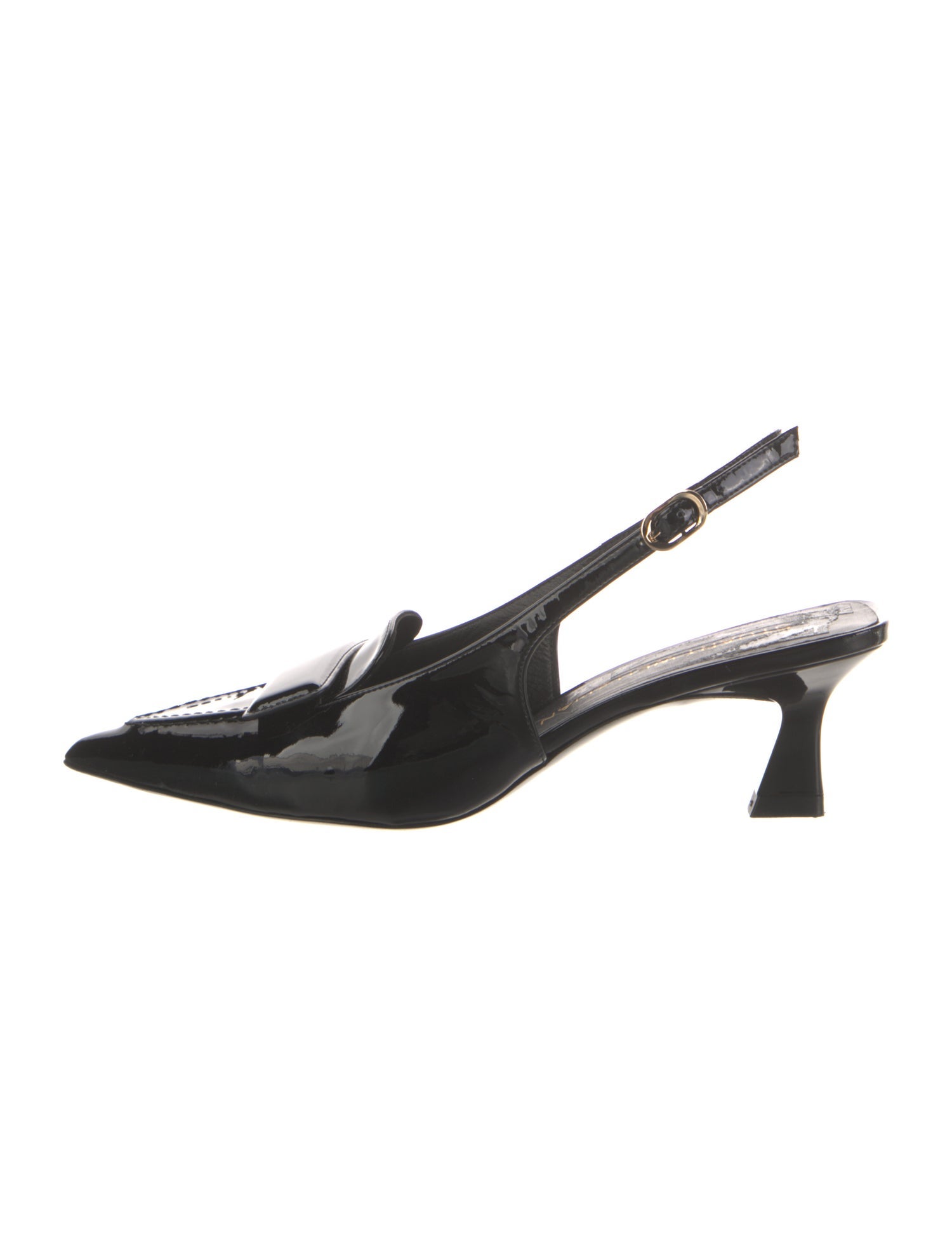 Stuart Weitzman Patent Leather Slingback Pumps