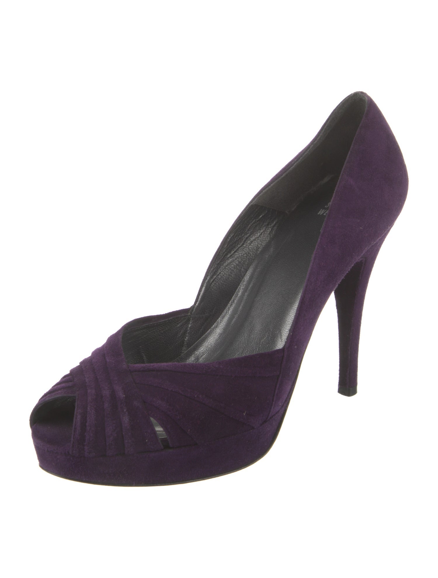 Stuart Weitzman Suede D'Orsay Pumps