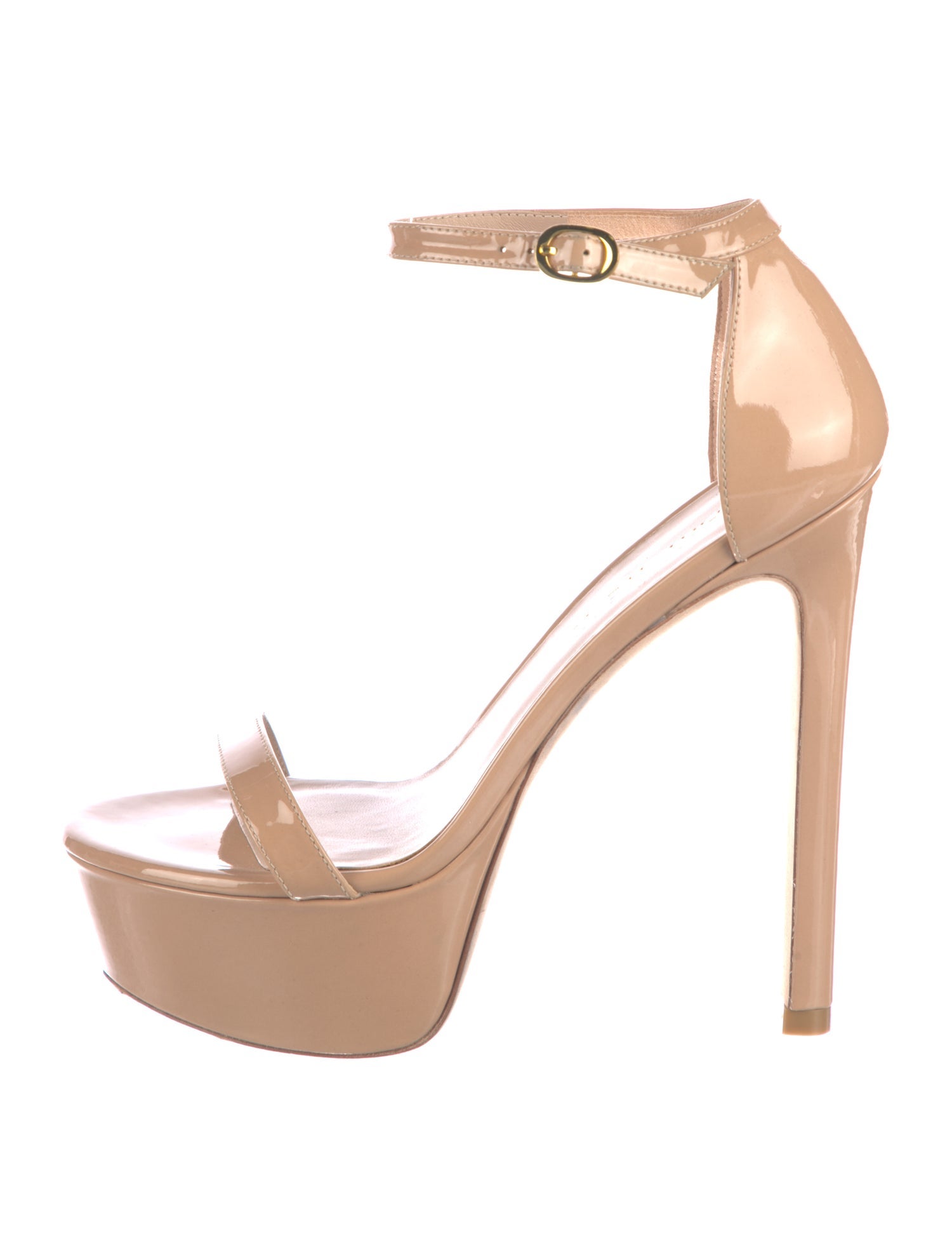 Stuart Weitzman Patent Leather Sandals