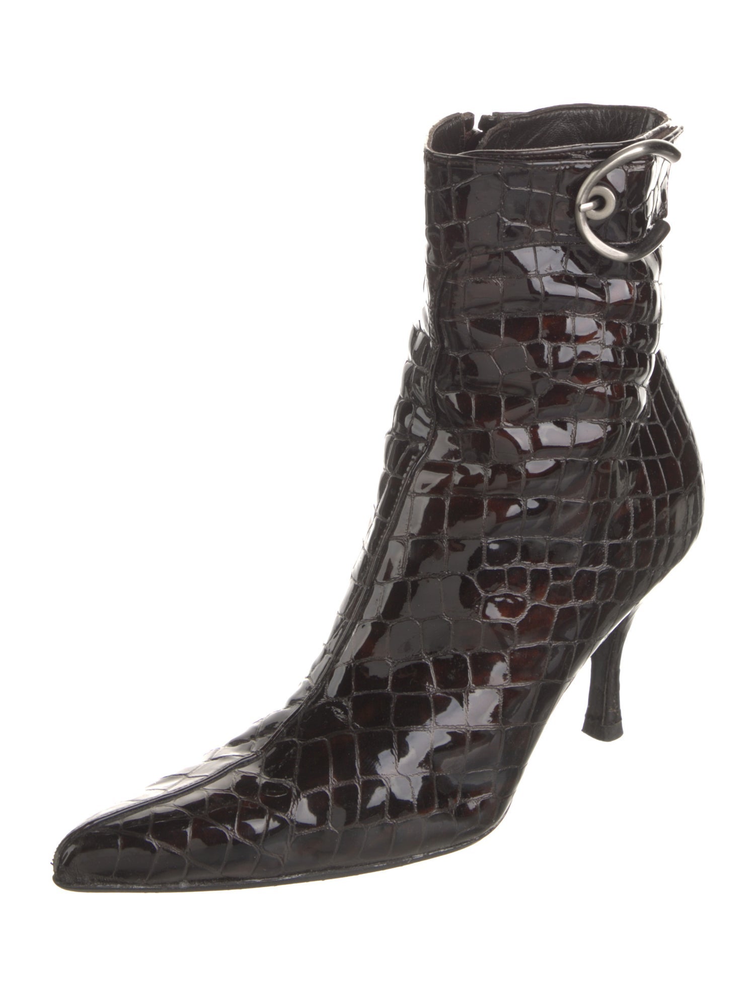 Stuart Weitzman Patent Leather Boots