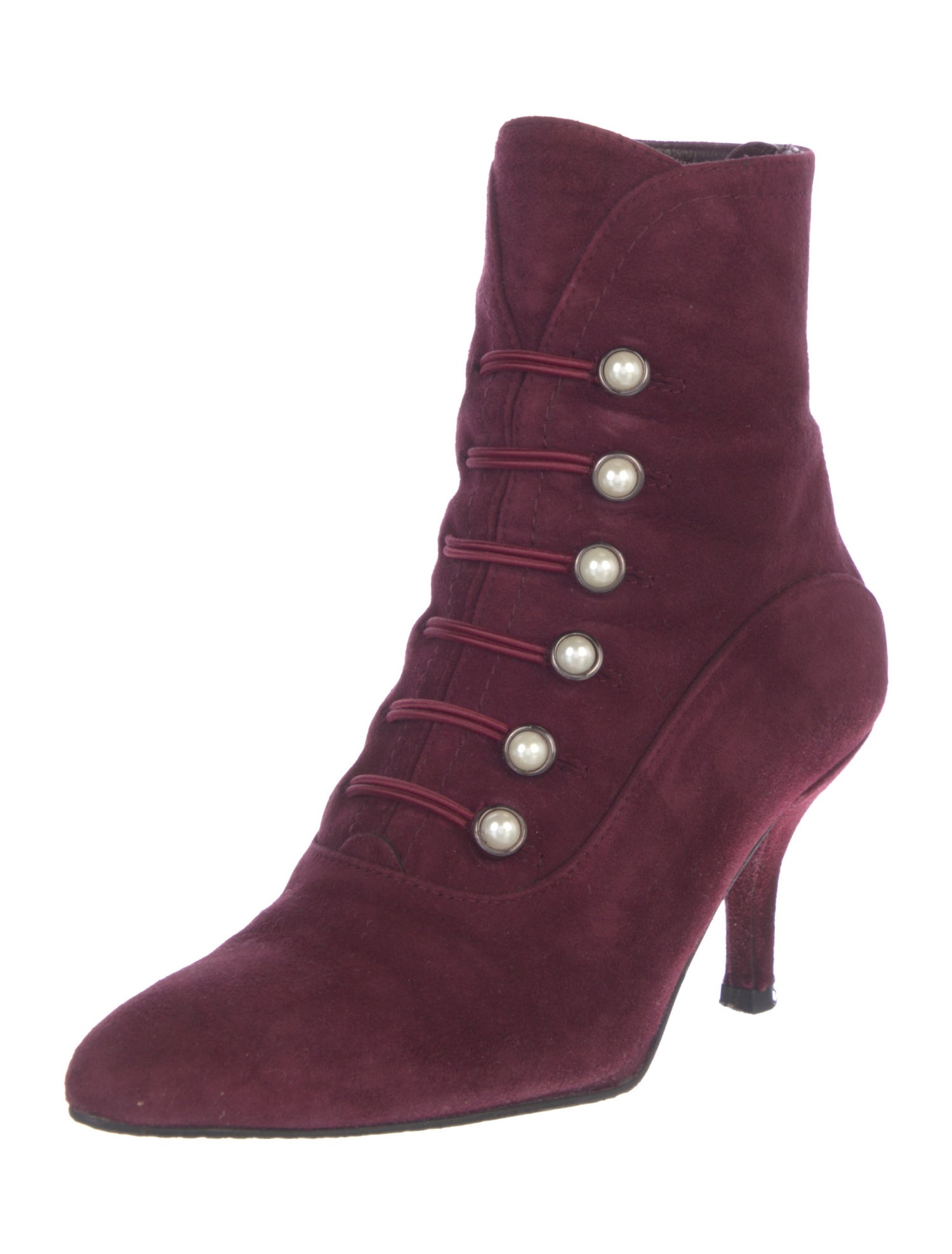 Stuart Weitzman Suede Lace-Up Boots