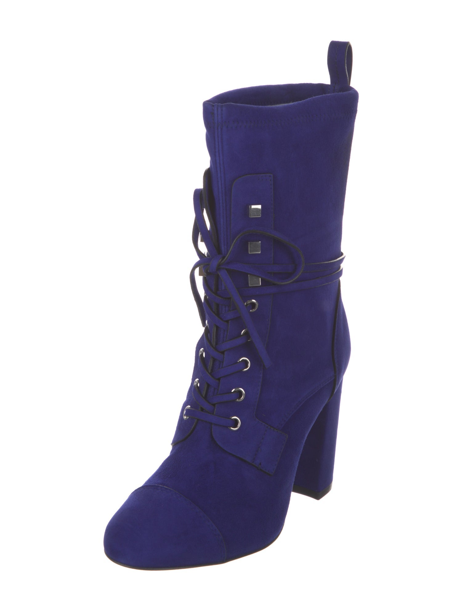 Stuart Weitzman Suede Lace-Up Boots w/ Tags