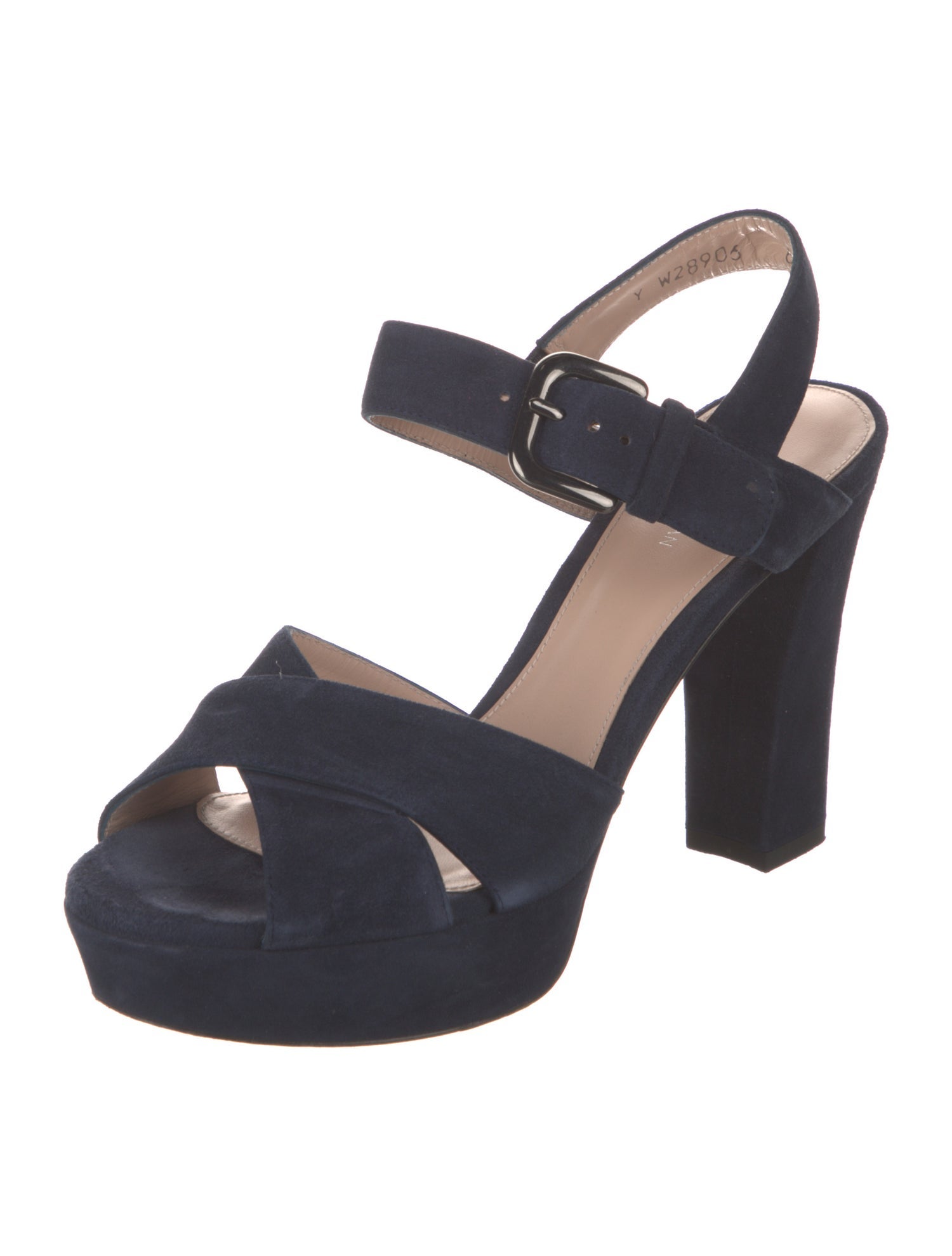 Stuart Weitzman Suede Slingback Sandals