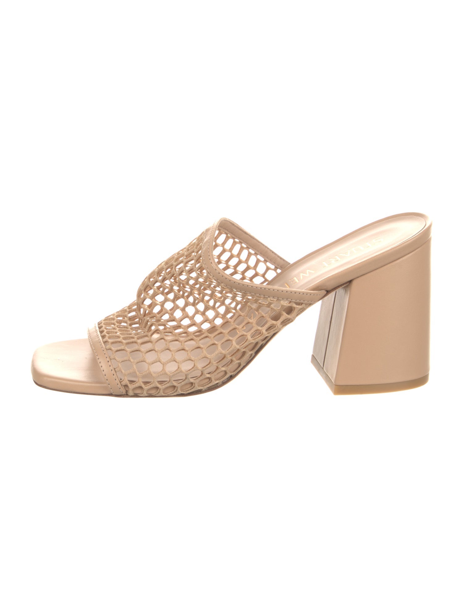 Stuart Weitzman Leather Slides