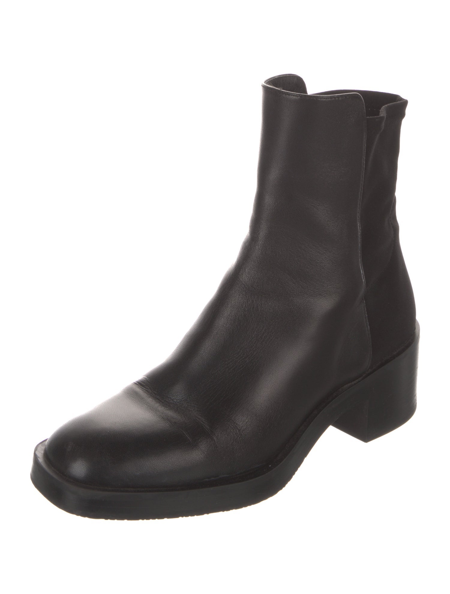 Stuart Weitzman Leather Chelsea Boots