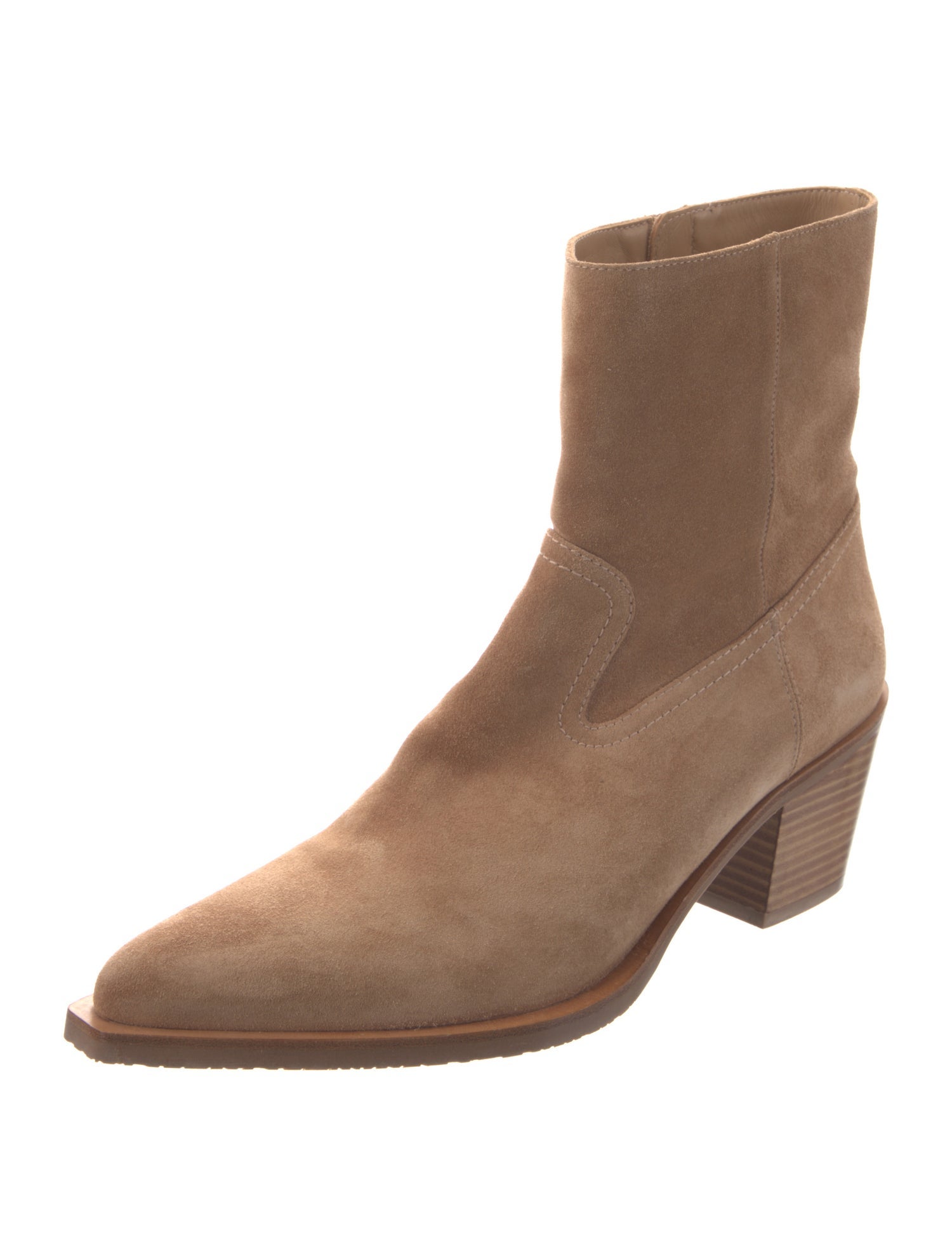 Stuart Weitzman Suede Western Boots