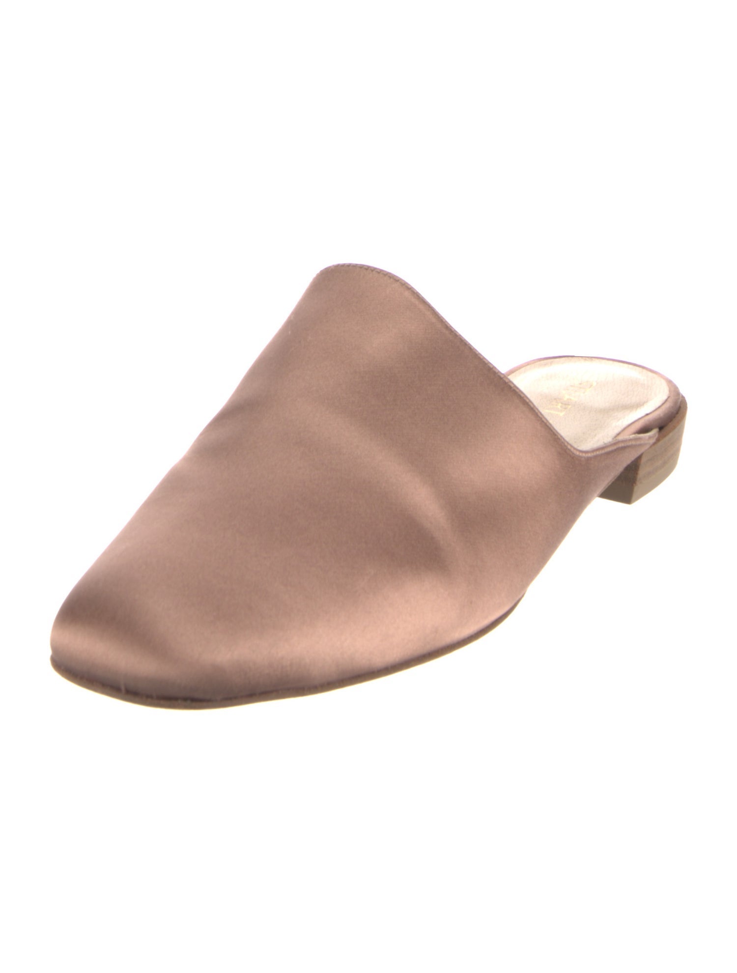 Stuart Weitzman Satin Mules