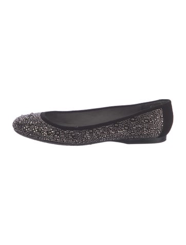 Stuart Weitzman Flats Suede Studded Accents US 7.5 |