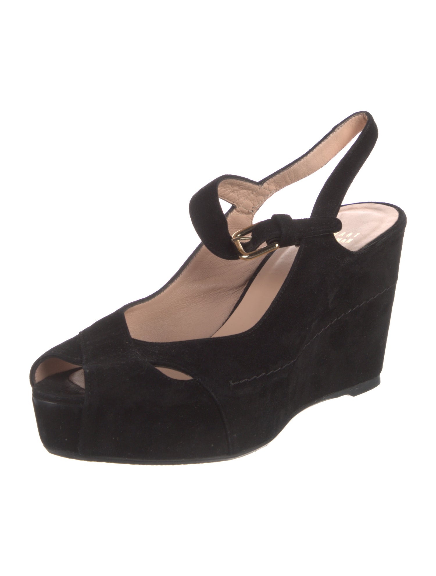 Stuart Weitzman Suede Slingback Pumps