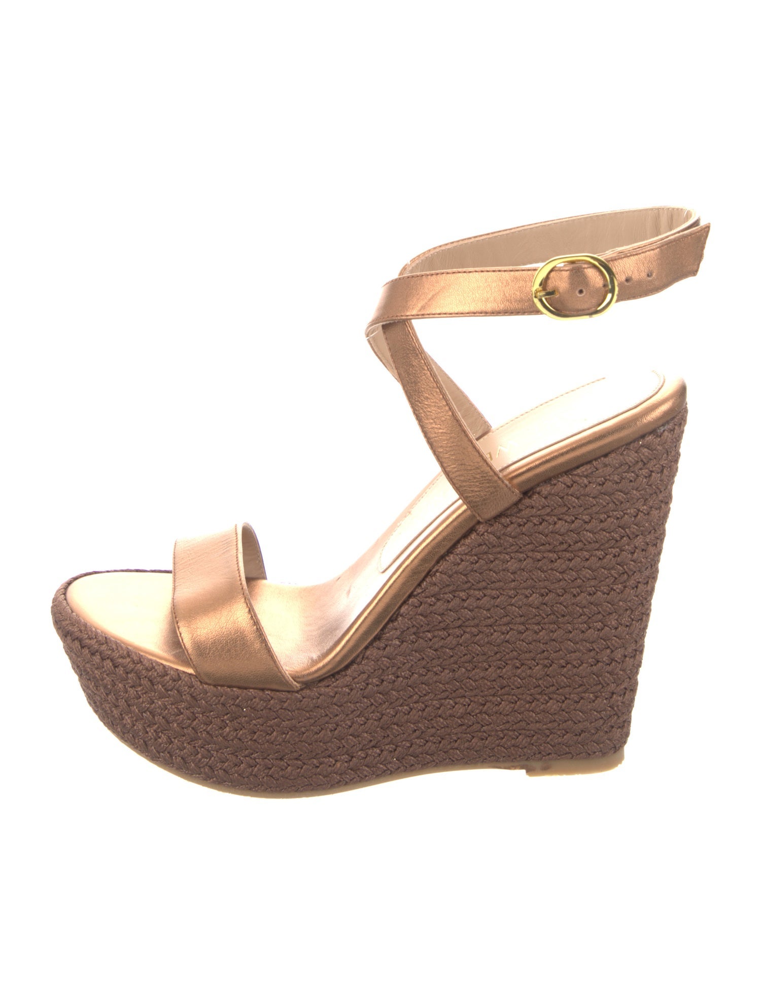 Stuart Weitzman Leather Espadrilles