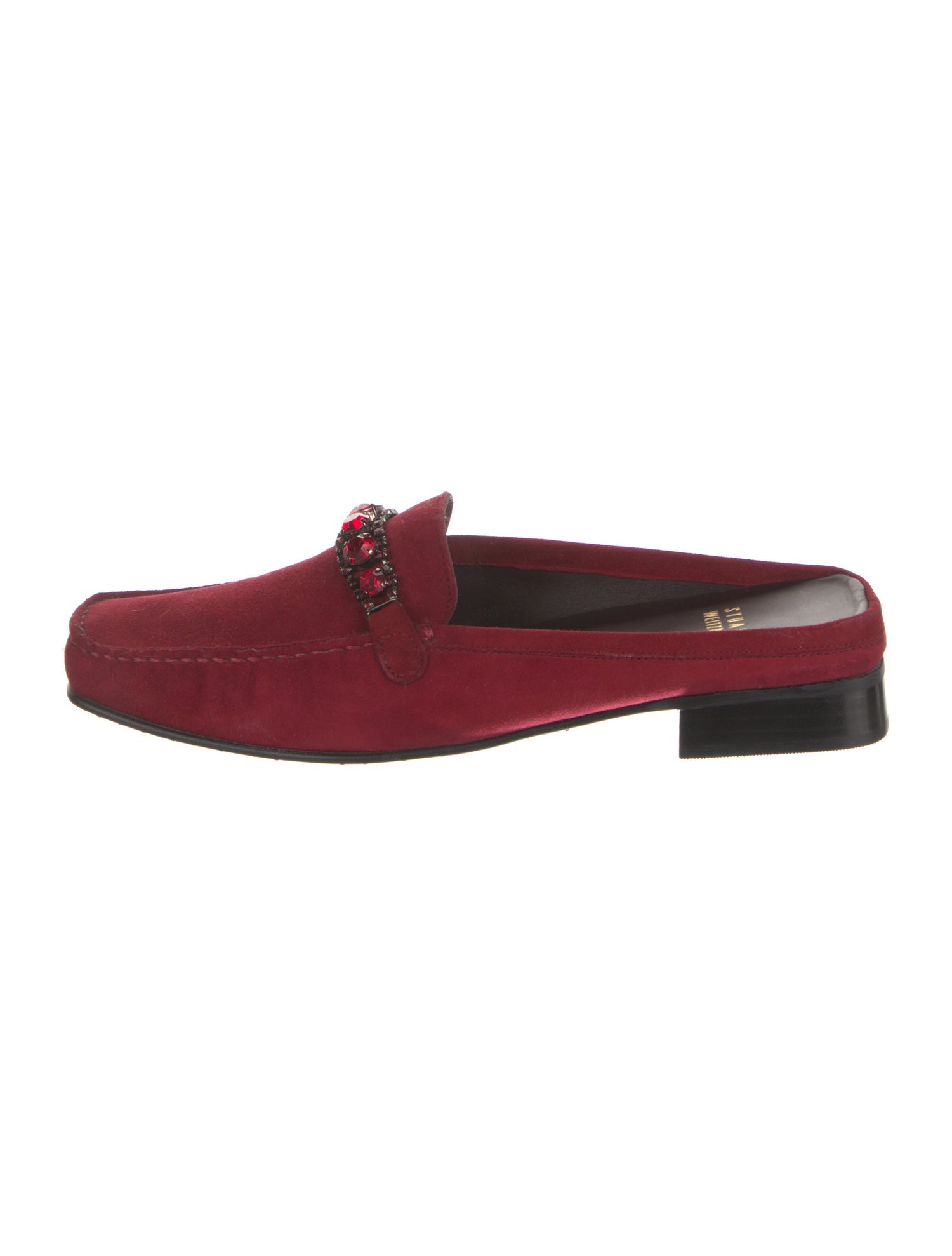 Stuart Weitzman Suede Mules