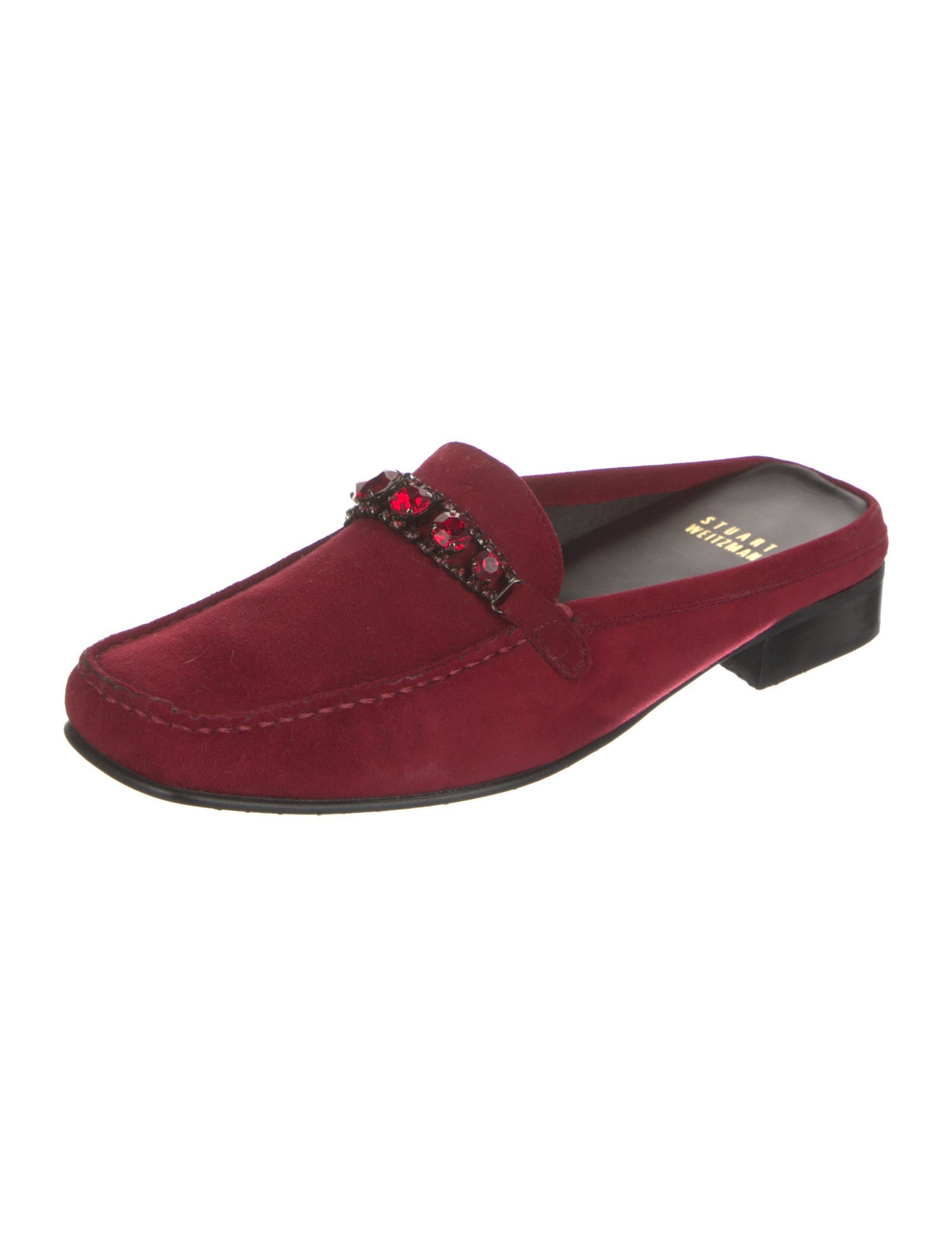 Stuart Weitzman Suede Mules