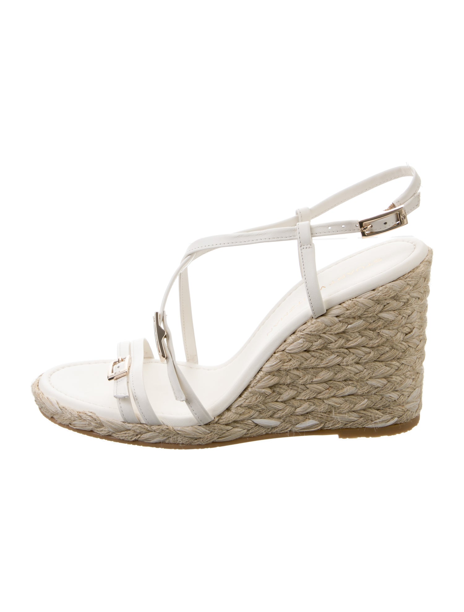 Stuart Weitzman Leather Espadrilles