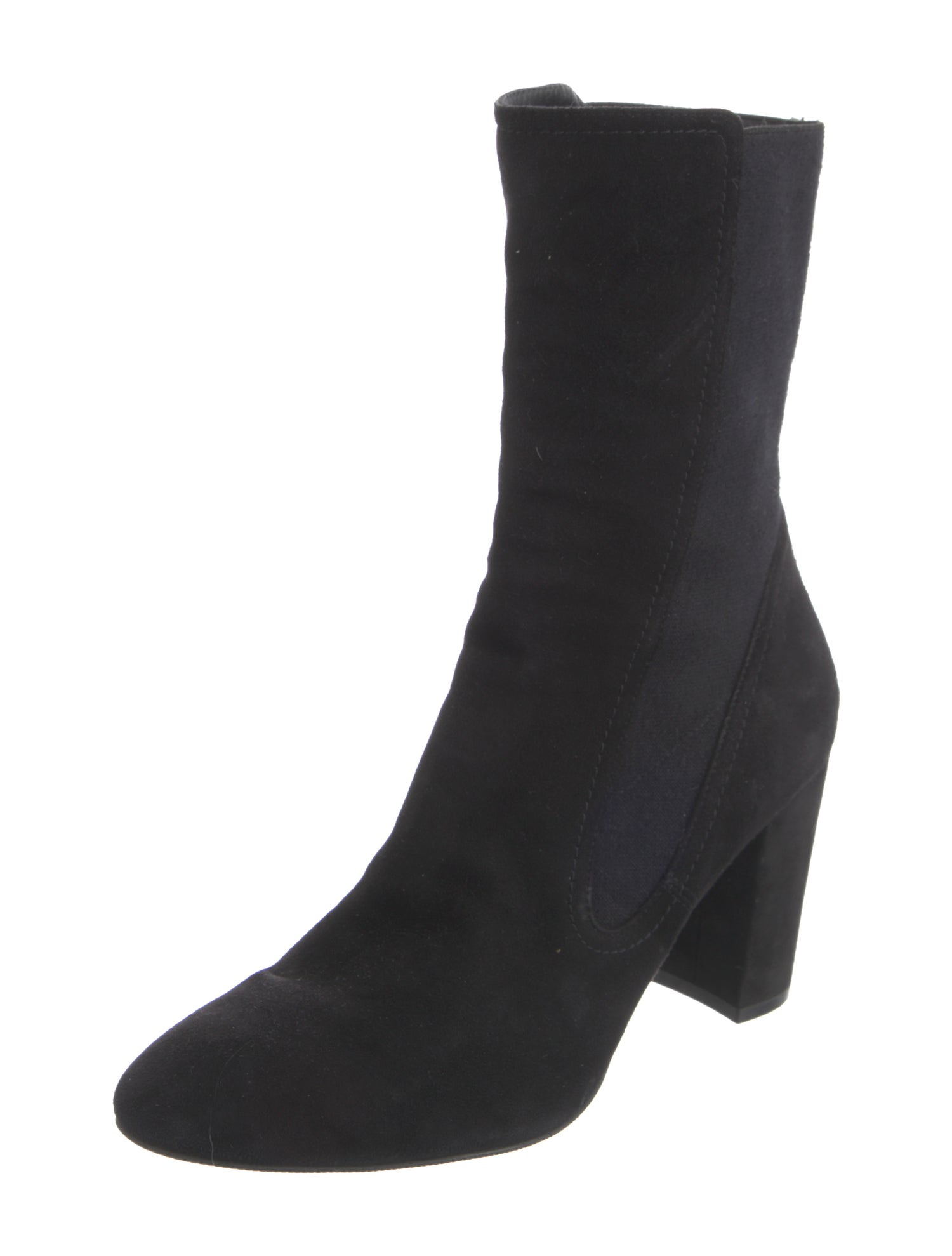Stuart Weitzman Suede Sock Boots