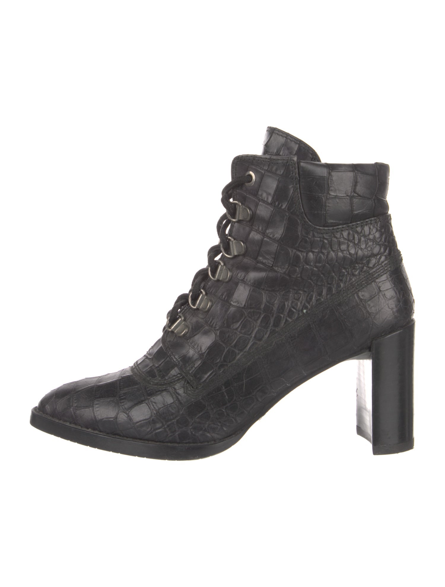 Stuart Weitzman Leather Combat Boots