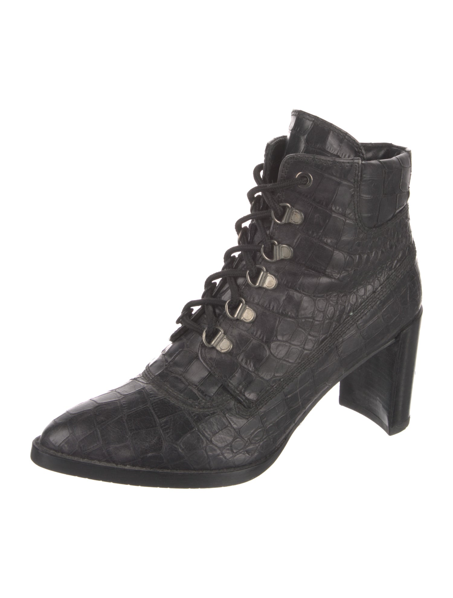 Stuart Weitzman Leather Combat Boots