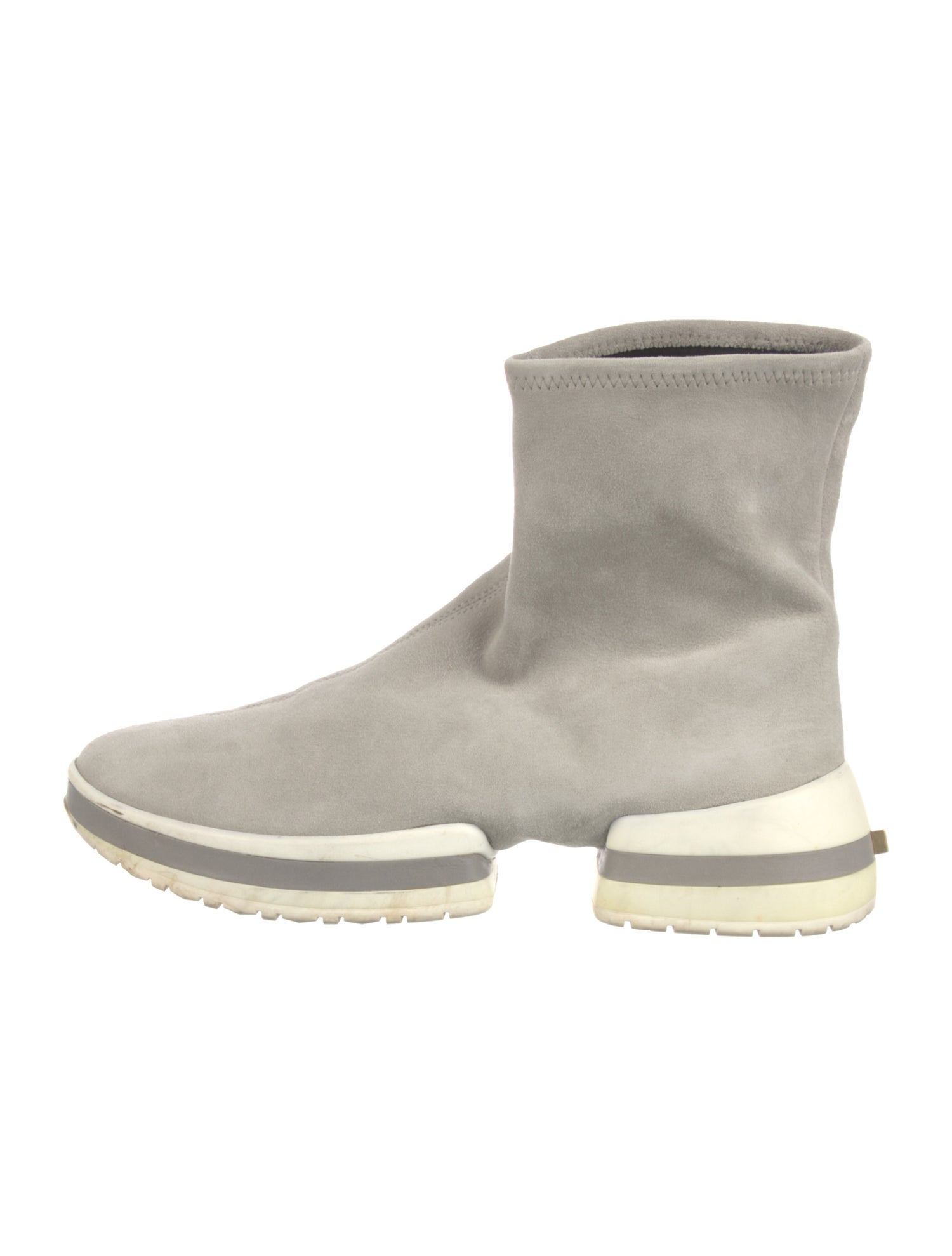 Stuart Weitzman Suede Sock Sneakers