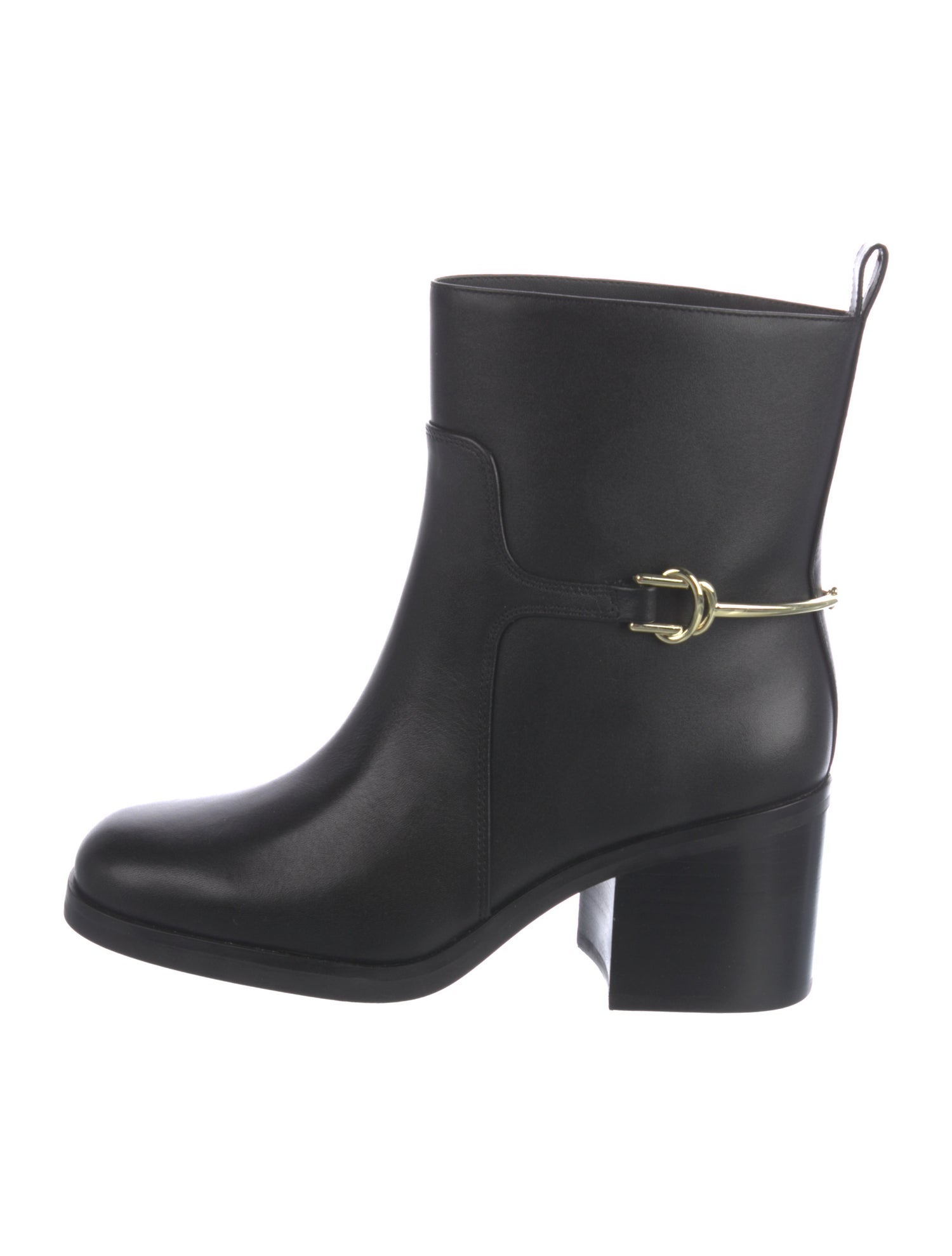 Stuart Weitzman Leather Moto Boots