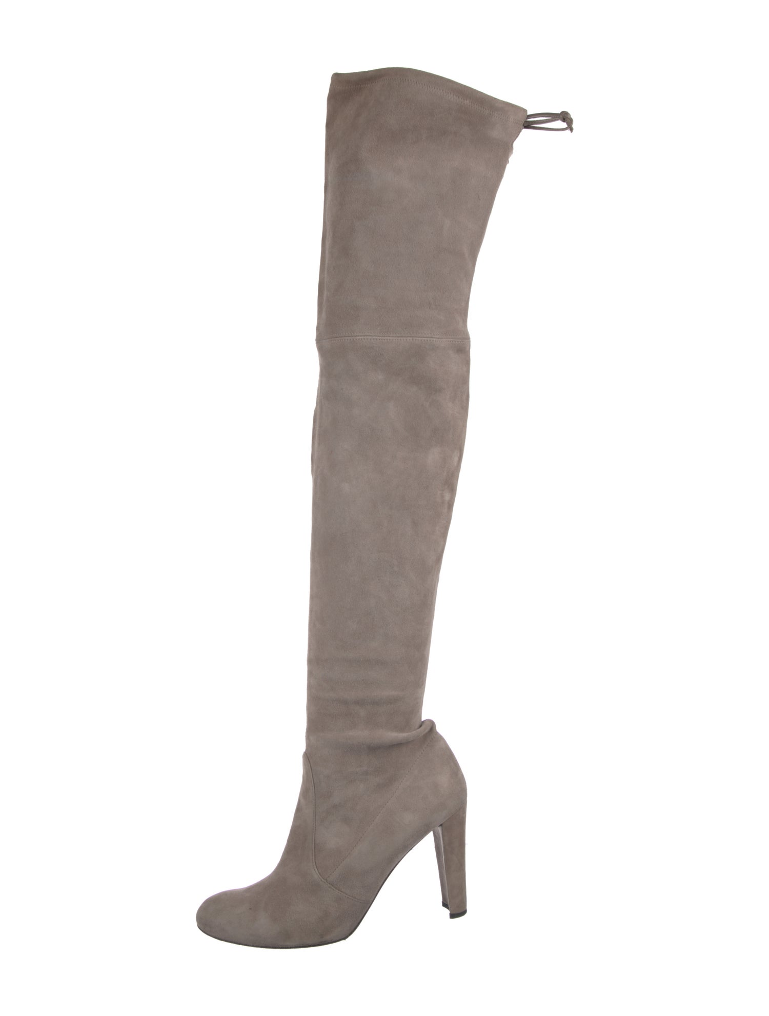 Stuart Weitzman Suede Mesh Accents Boots