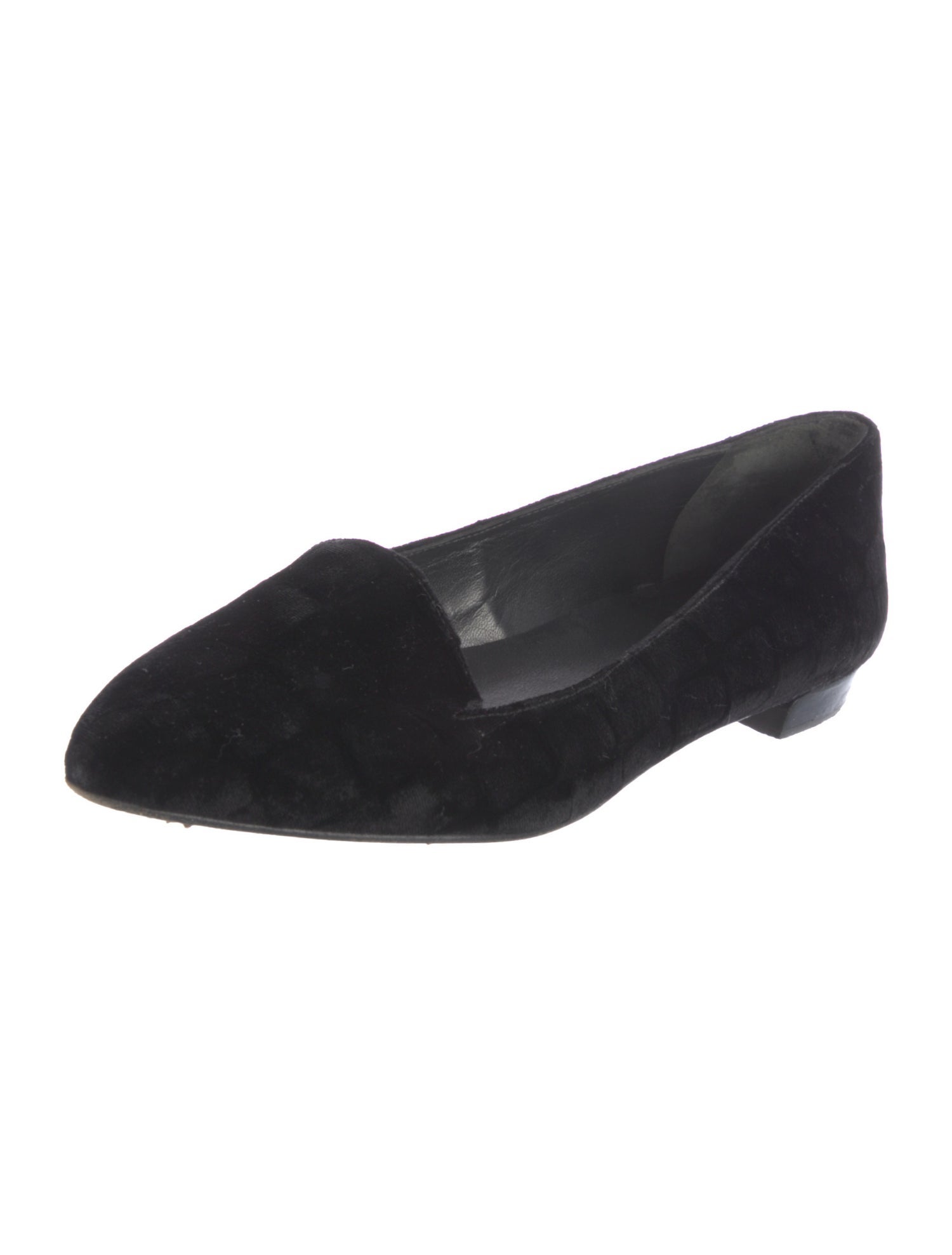 Stuart Weitzman Velvet Flats