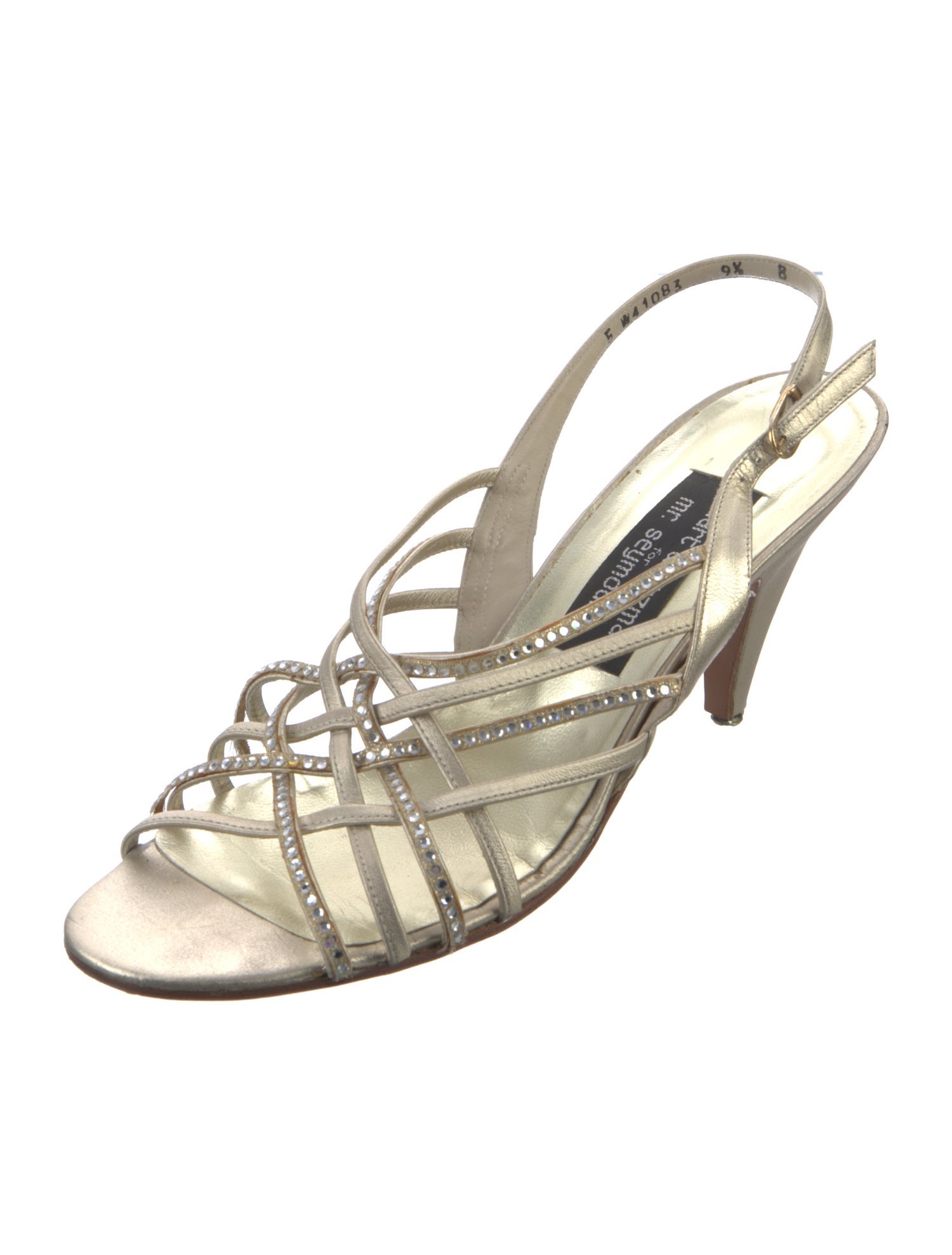 Stuart Weitzman Leather Slingback Sandals