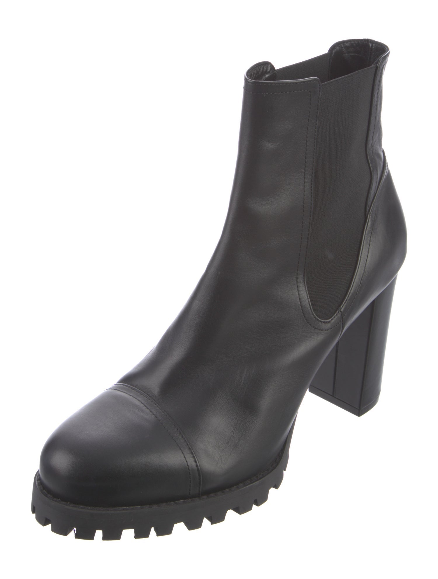 Stuart Weitzman Leather Chelsea Boots