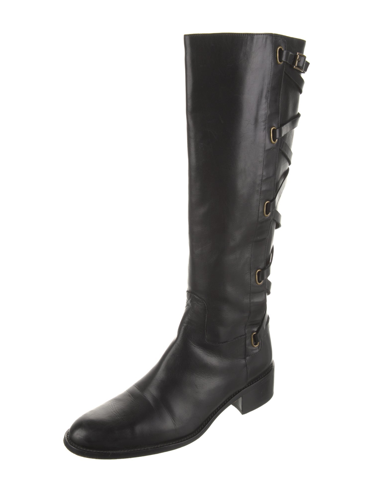 Stuart Weitzman Leather Riding Boots
