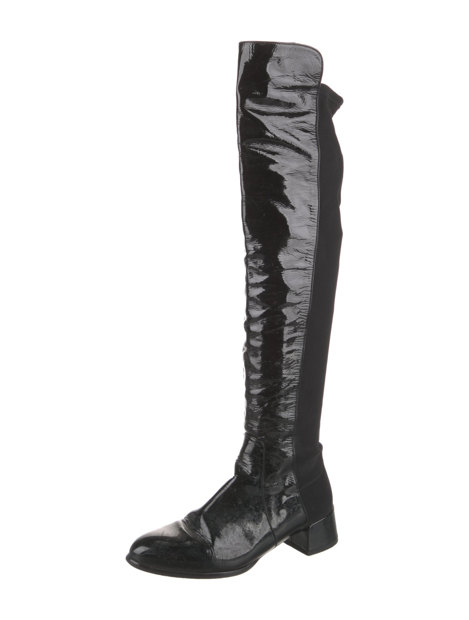 Stuart Weitzman Patent Leather Boots